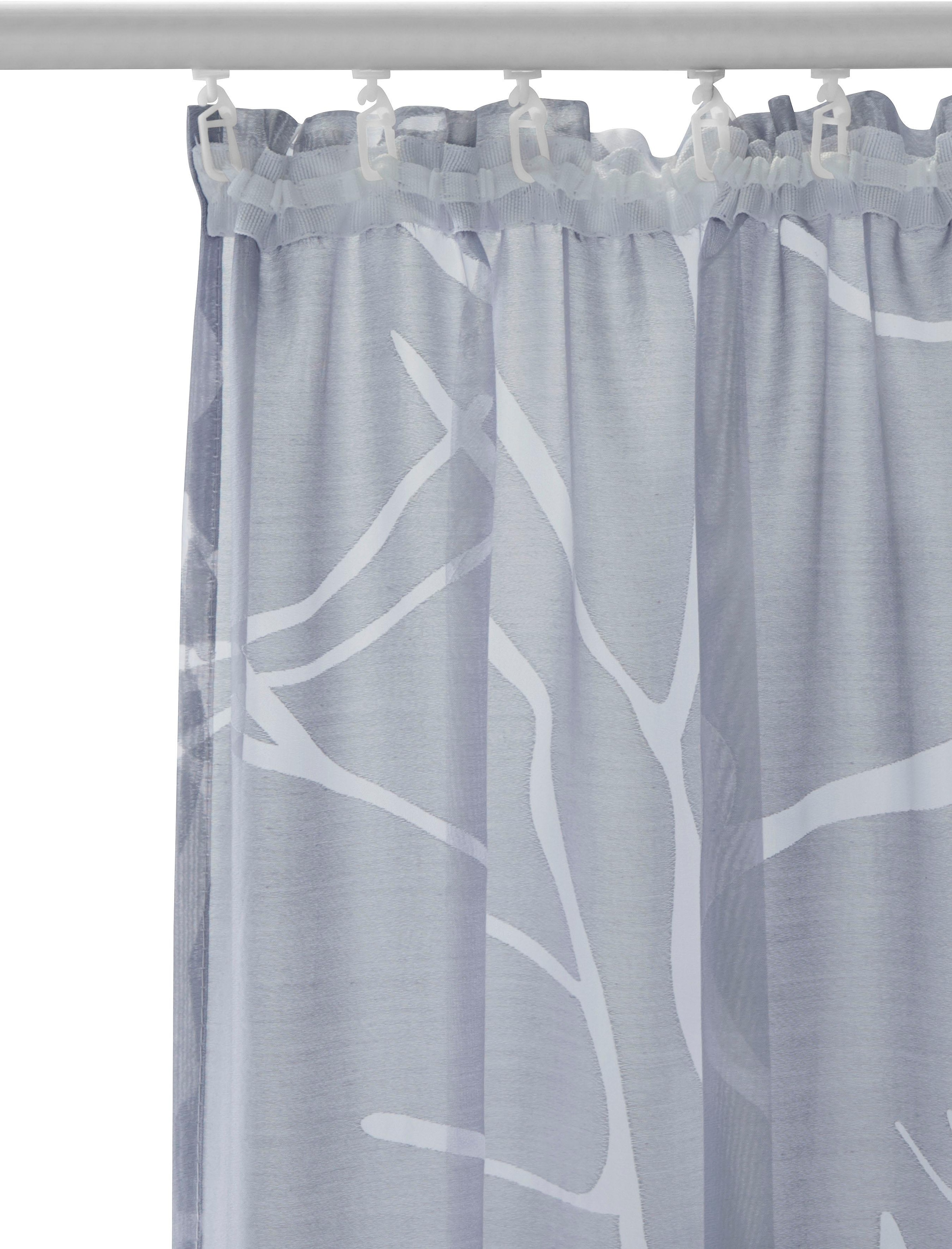 kaufen home | BAUR (1 St.), Halbtransparent, Gardine Polyester my »Anna«, Ausbrenner,