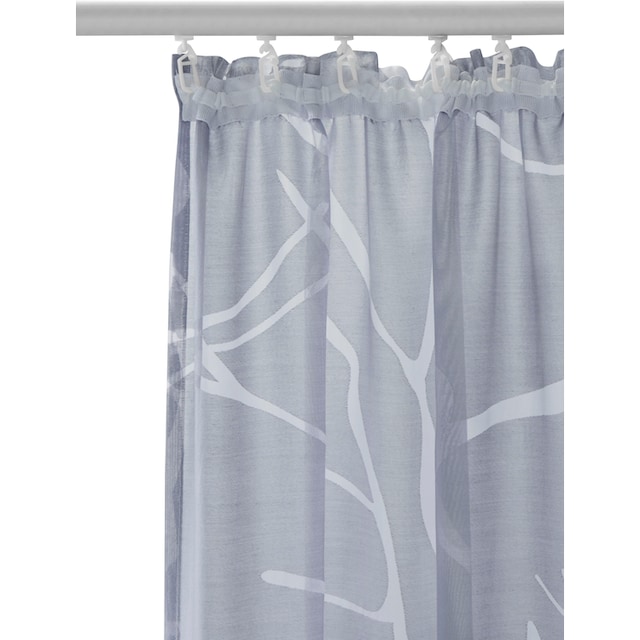 my home Gardine »Anna«, (1 St.), Halbtransparent, Ausbrenner, Polyester  kaufen | BAUR