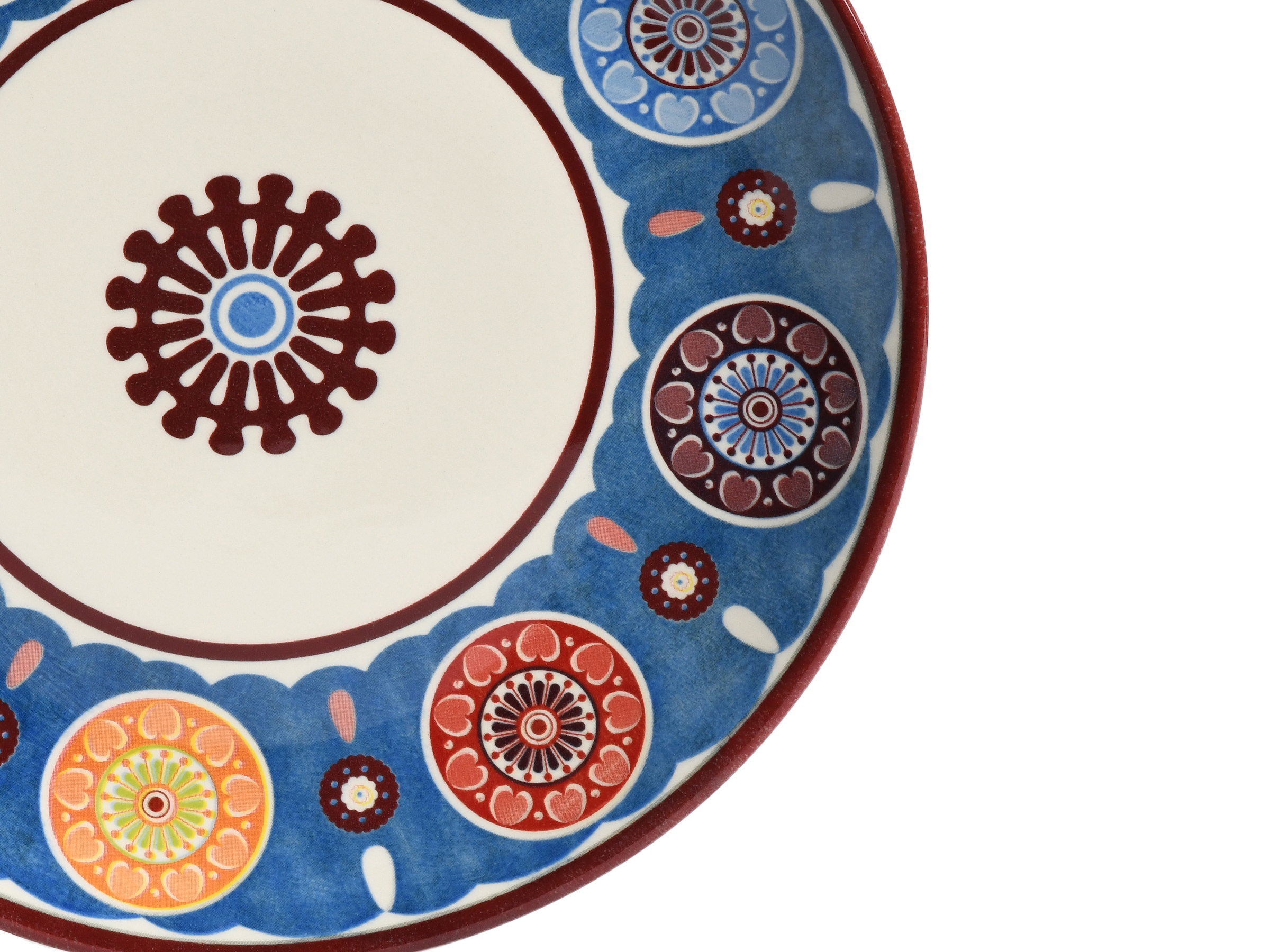 CreaTable Teller-Set »Sumaya, Tellerset 18-tlg«, (Set, 18 tlg.), Mandala Motive