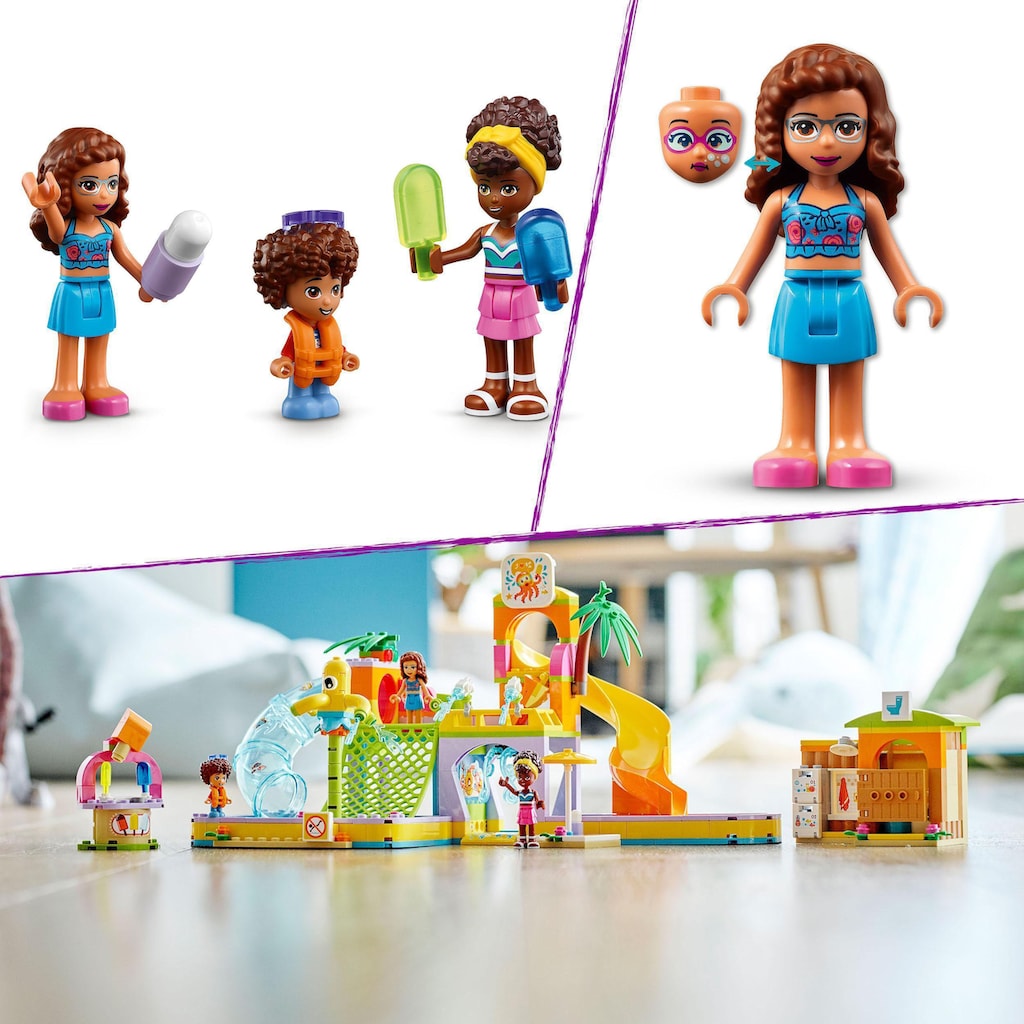 LEGO® Konstruktionsspielsteine »Wassererlebnispark (41720), LEGO® Friends«, (373 St.)