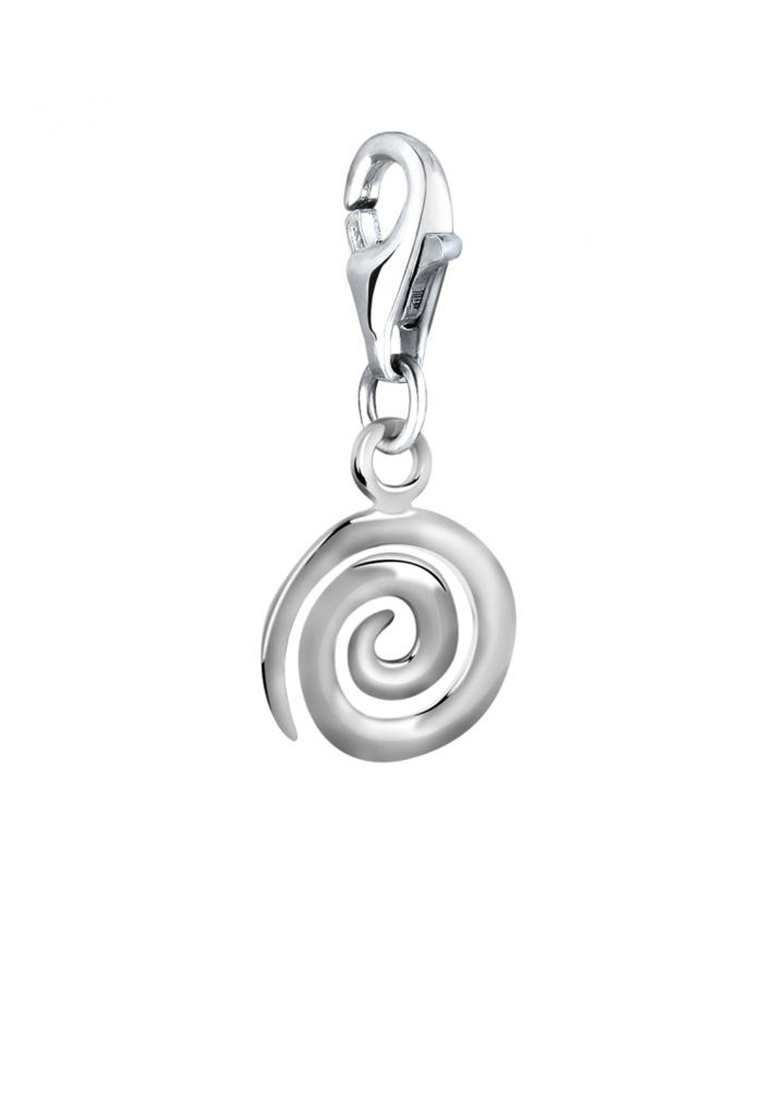 Nenalina Charm-Einhänger »Spirale Geo Kreis Charm rund 925 Silber«