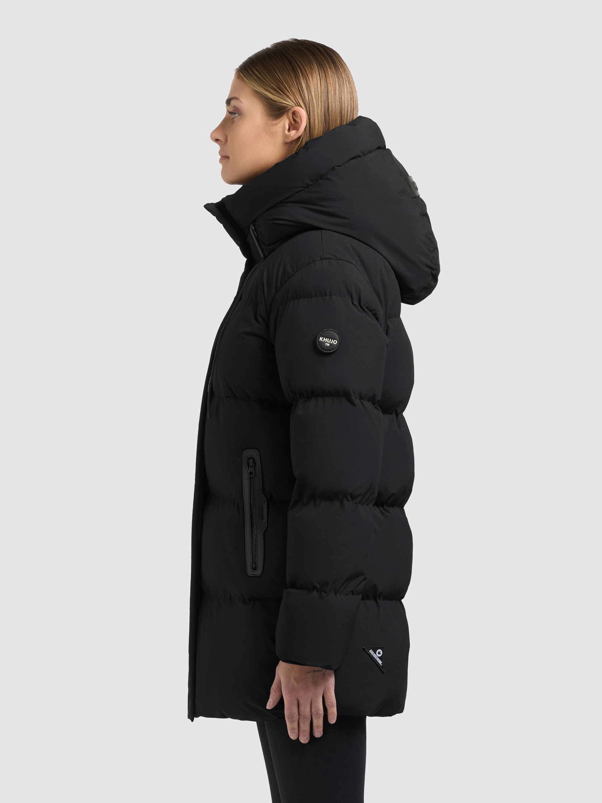 khujo Steppjacke »DROWN2 MATT« mit Kapuze