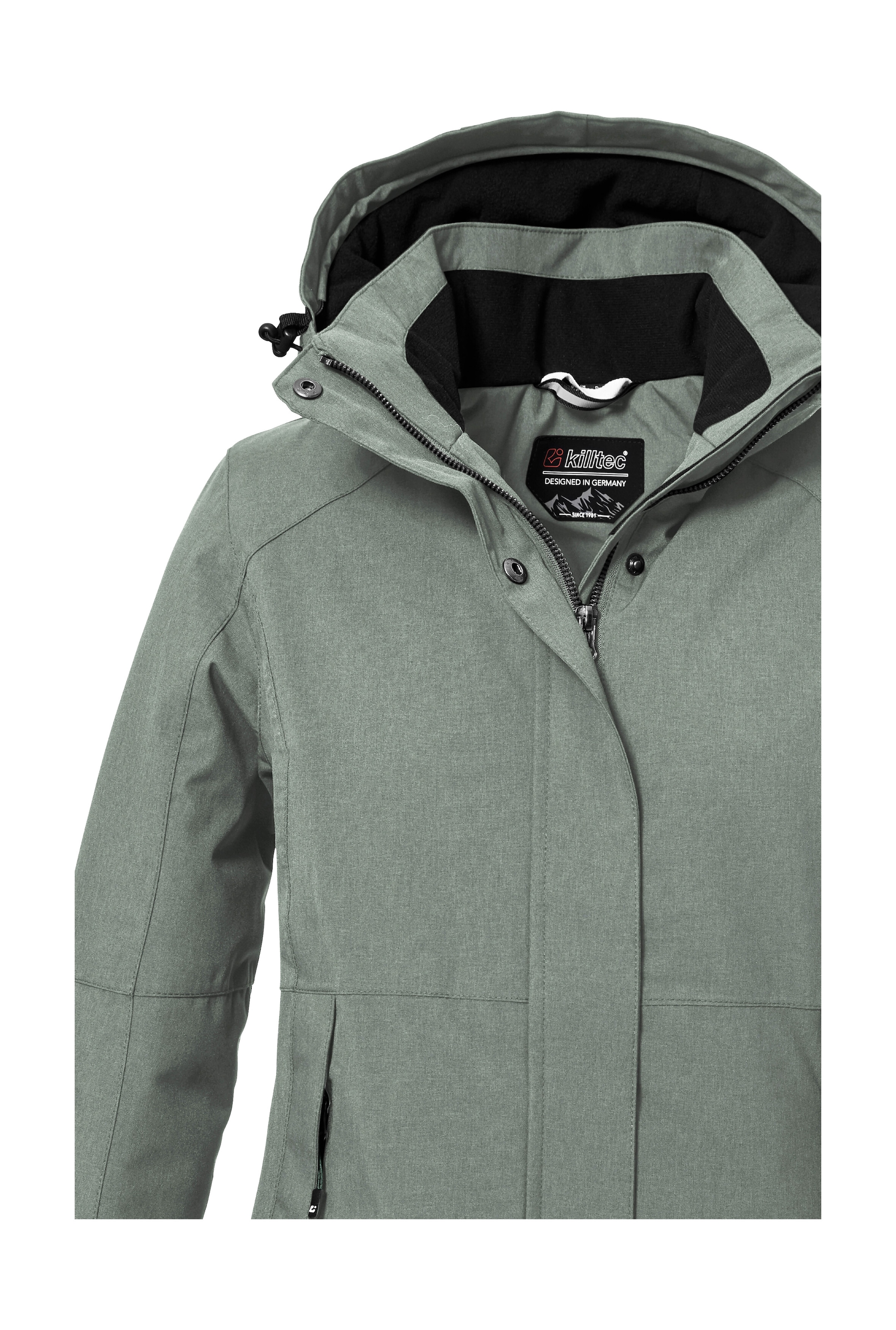Killtec Outdoorjacke »KOW 37 WMN JCKT«, Wasserdichte Damen Funktionsjacke mit abnehmbarer Kapuze