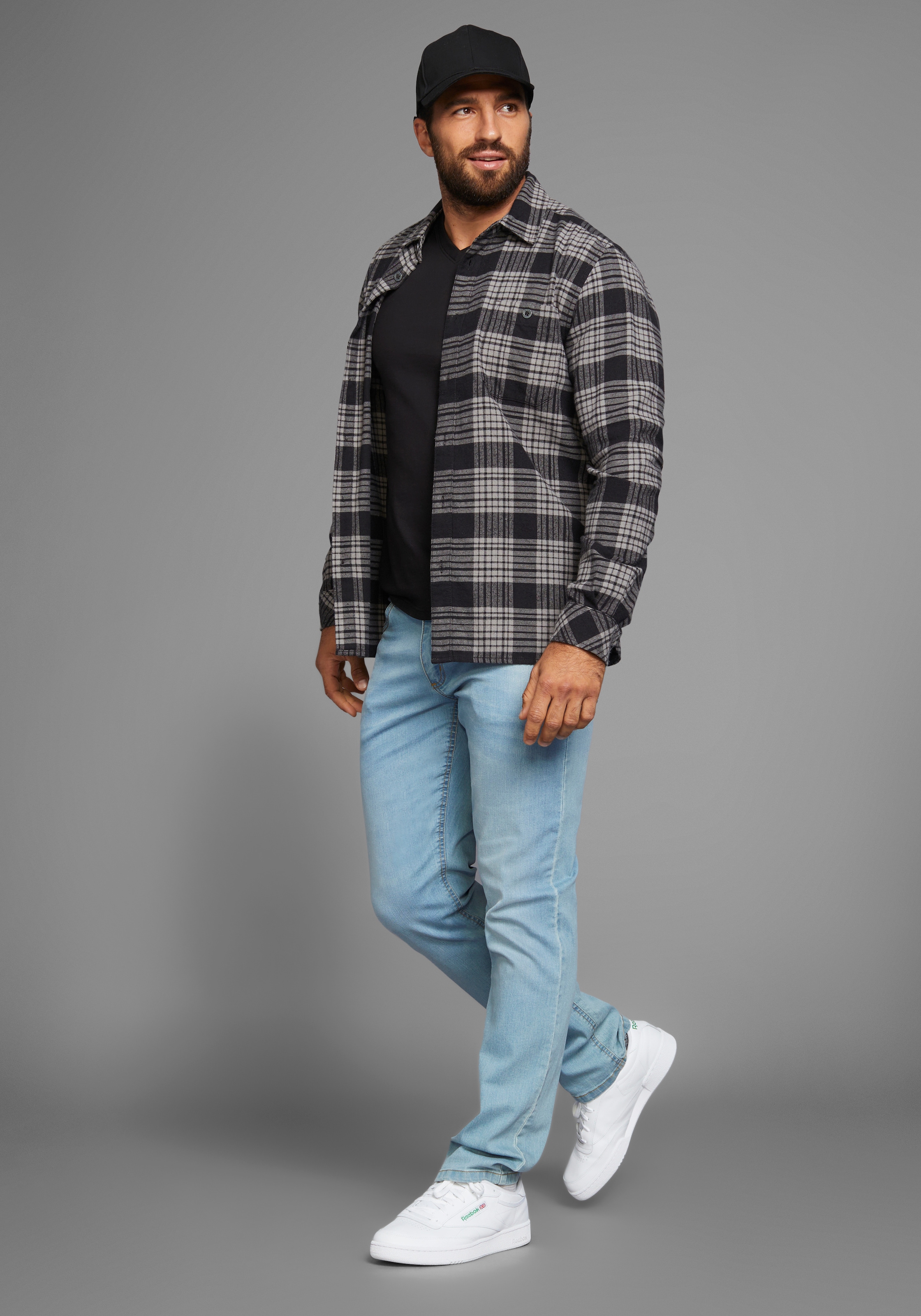 Man's World Langarmshirt, auch zum Unterziehen