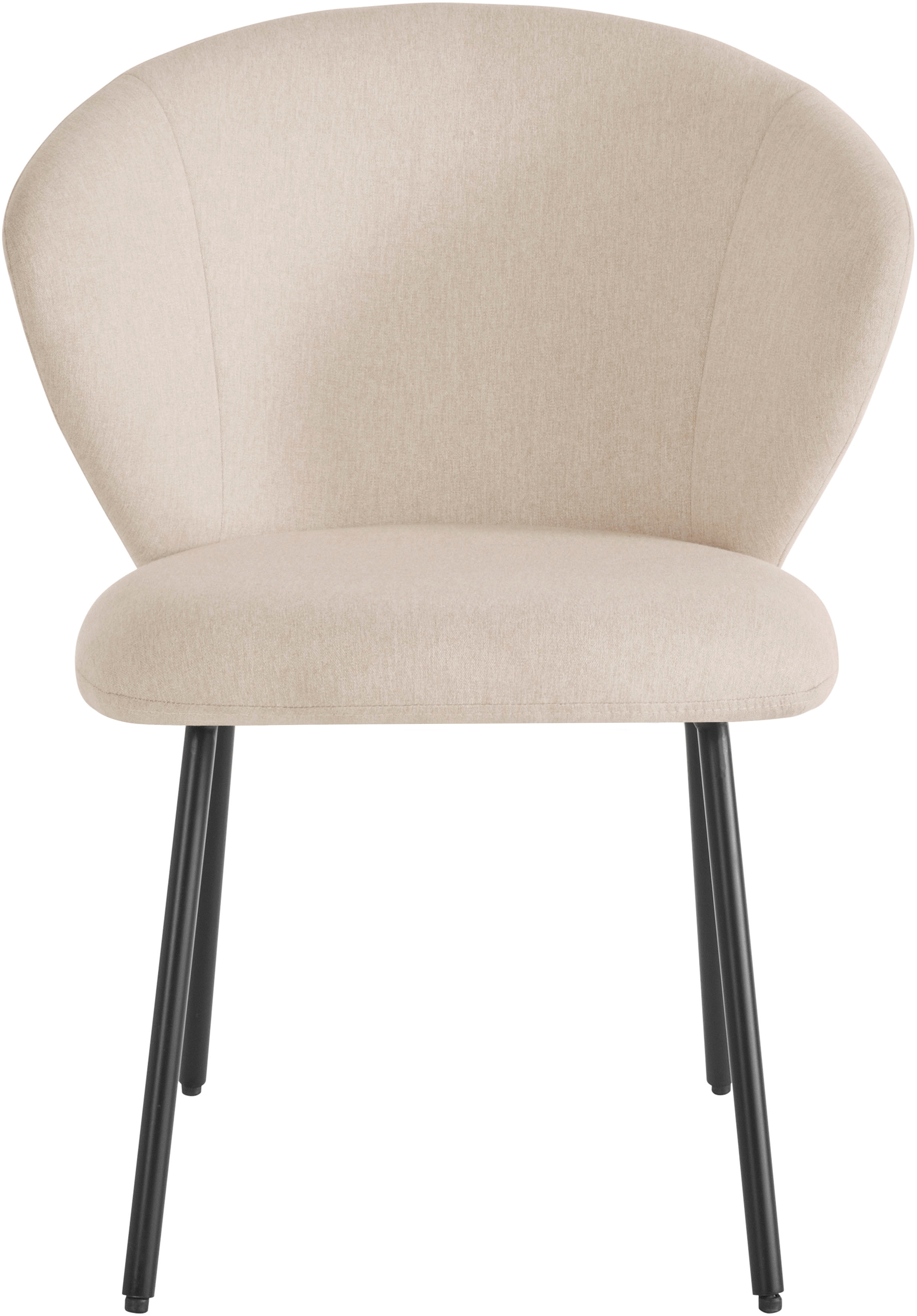 Thumbnail - LeGer Home by Lena Gercke Esszimmerstuhl "Galilea" (Set) 2 Stk.mit elegantem Strukturstoffbezug und stabilem Metallfuß