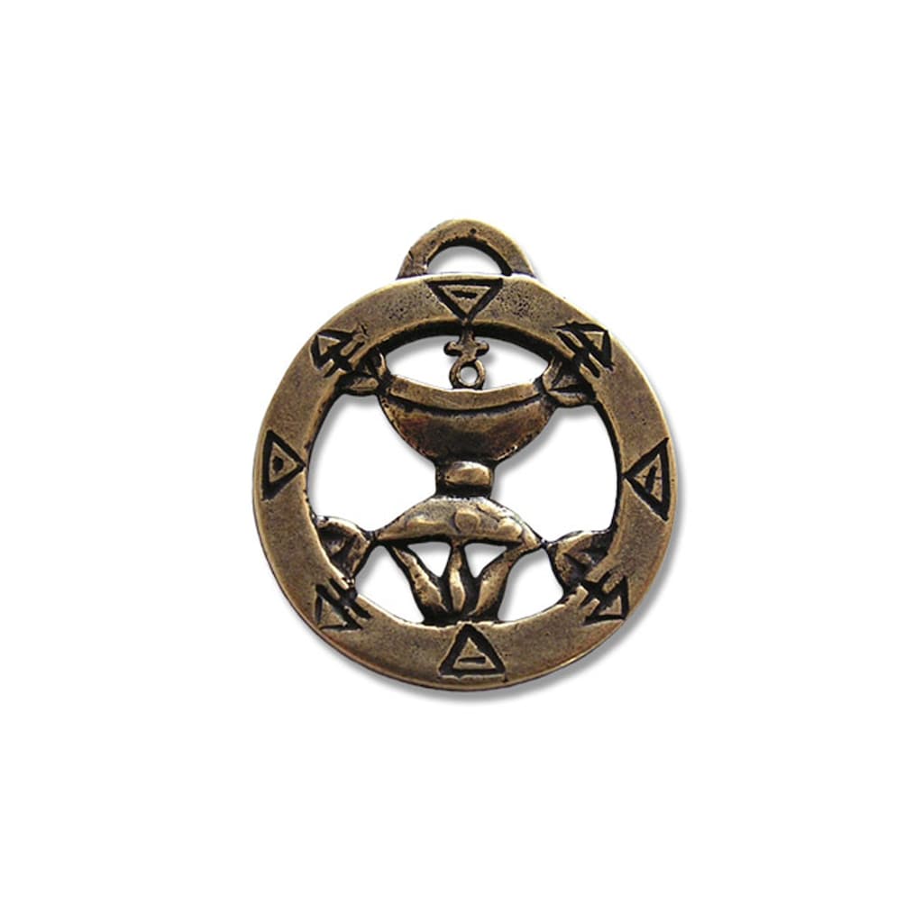 Adelia´s Amulett »Anhänger Alte Symbole Talisman« Pentakel der Königin Für dauerhafte Zuneigung und Treue