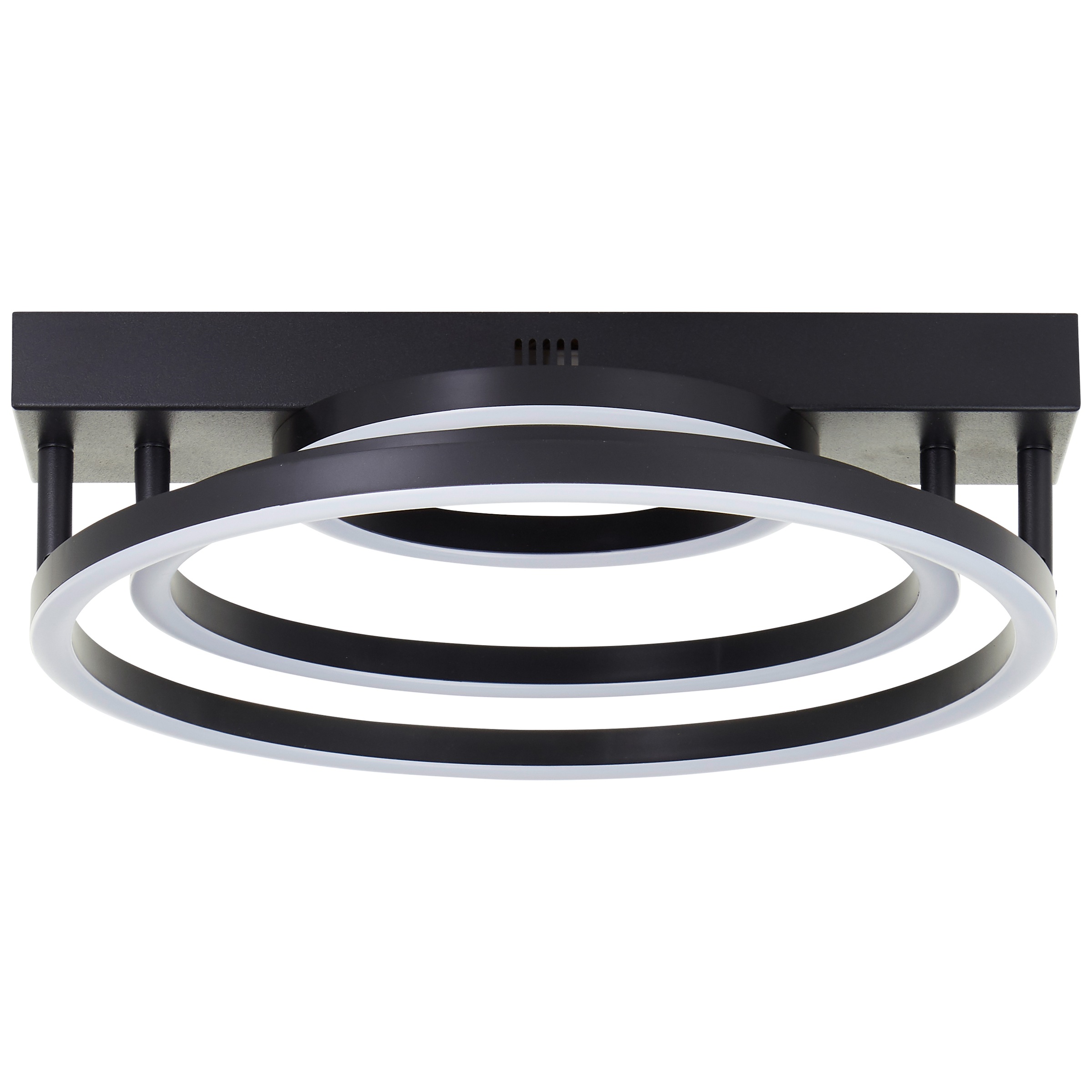 Brilliant LED Deckenleuchte »Pedley« LED-Modul 1 Stk. Warmweiß 38 cm, 3800lm, 3000K, dimmbar, schwenkbar, schwarz