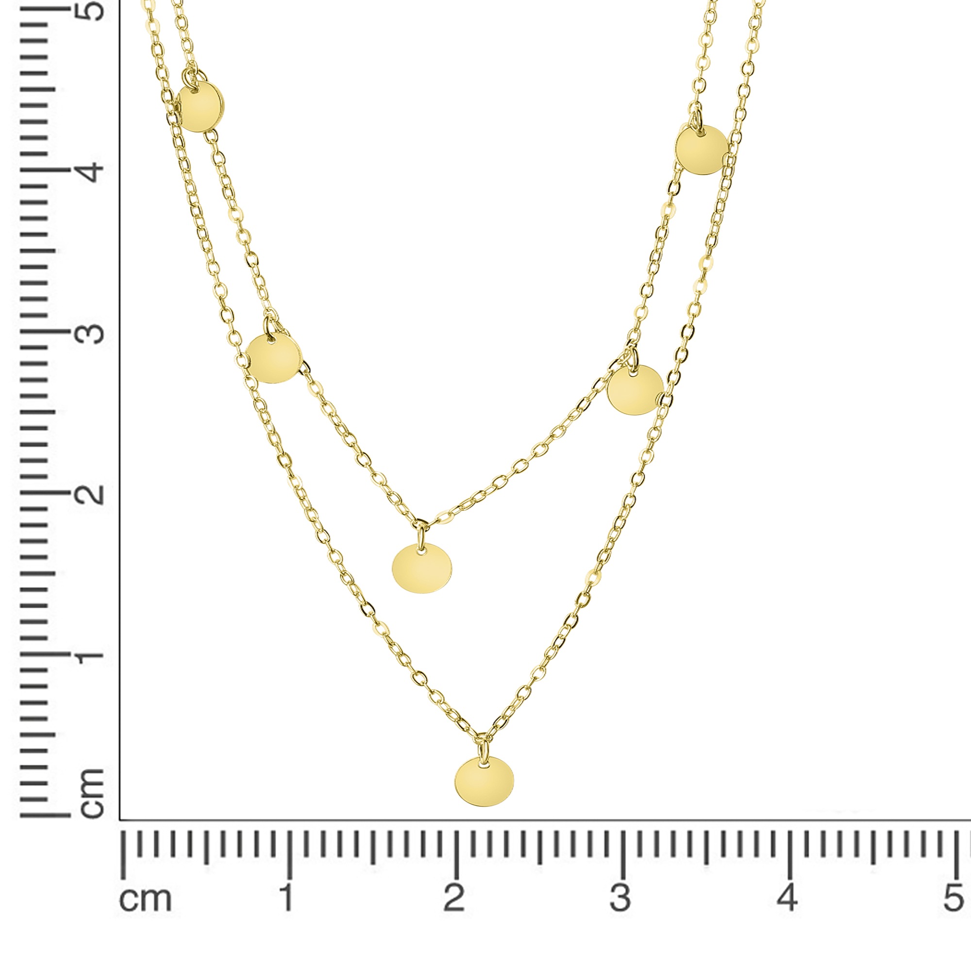 Vivance Collierkettchen »925-Sterling Silber vergoldet«