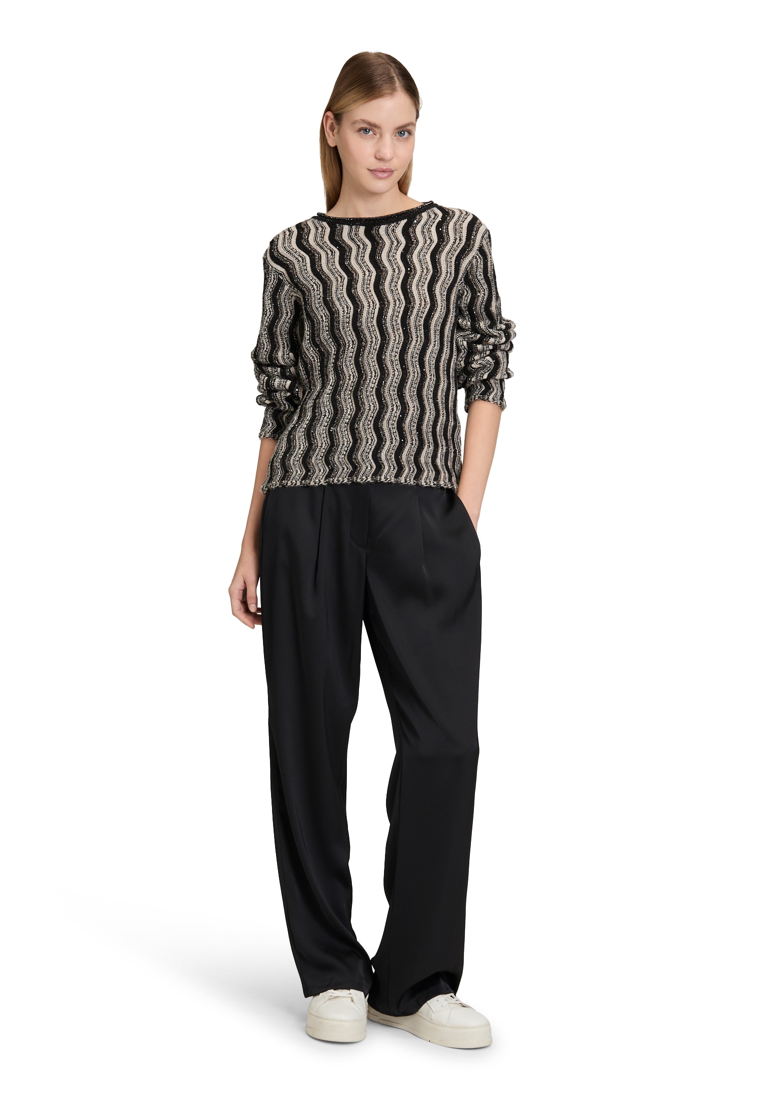 Betty Barclay Strickpullover »Damen Strickpullover mit Pailletten« 1 Stk. tlg.