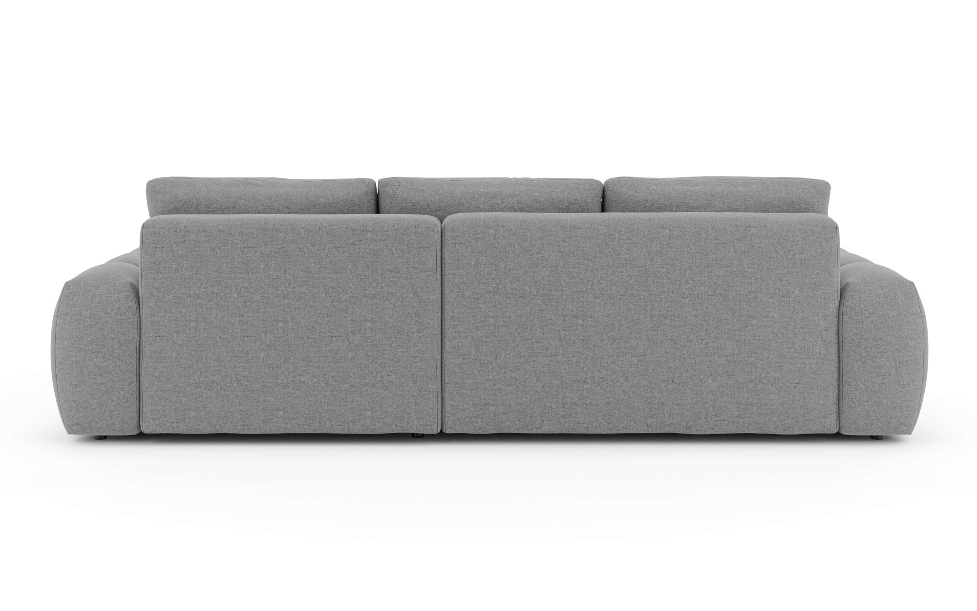 INOSIGN Ecksofa »AZITA klein optionale Schlafsofa mit Bettkasten, B/T/H: 270/166,5/84cm«, L-Form mit Wellenunterfederung, Bubble-Optik