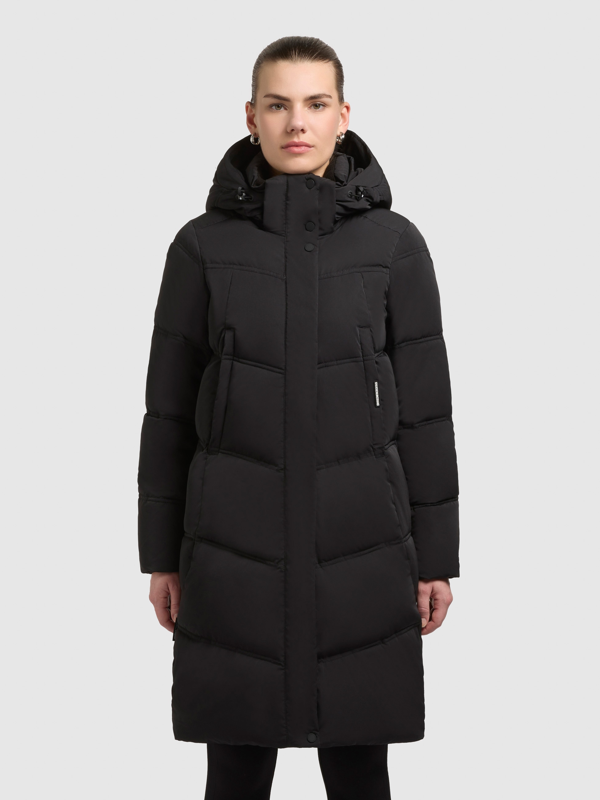 khujo Steppmantel "GRAYA2" Windschutzblende mit Magnetverschluss günstig online kaufen