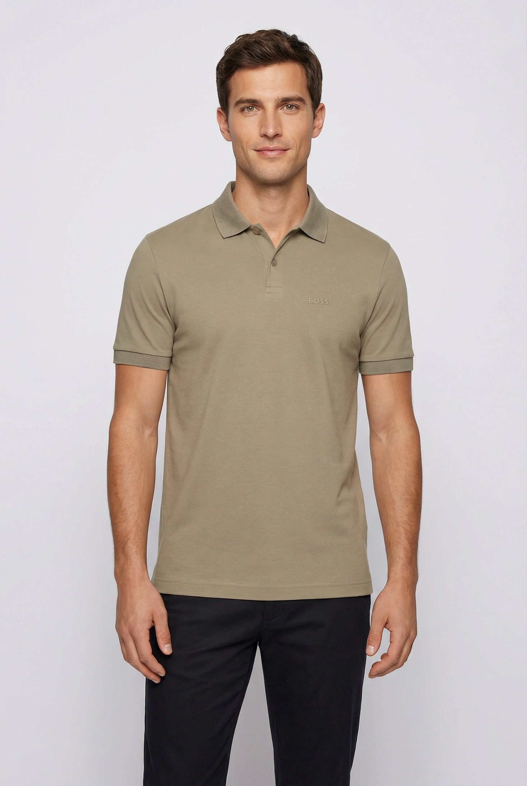 BOSS GREEN Poloshirt "Pio" mit Knöpfen, regular fit, toniges Logo günstig online kaufen