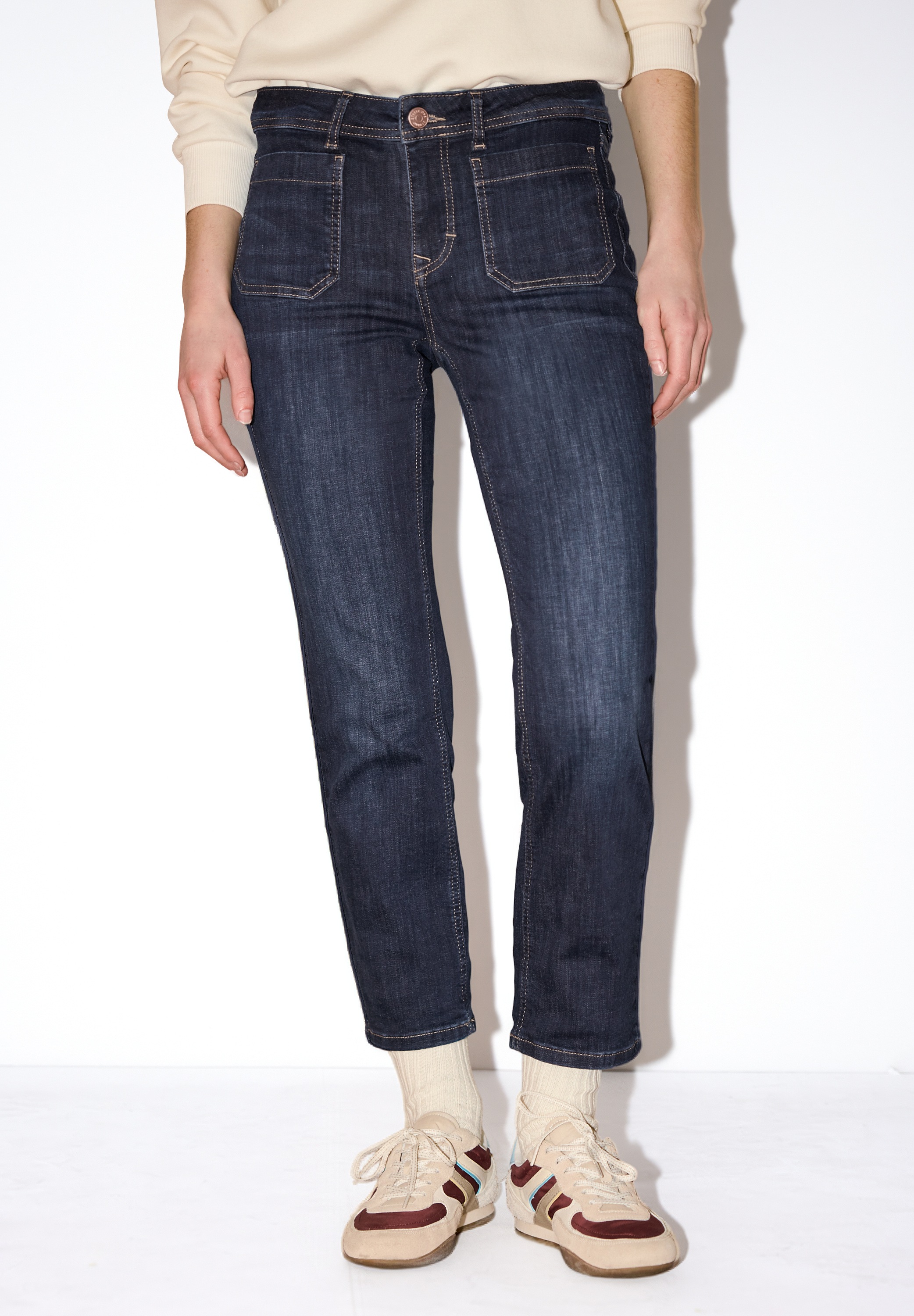 STREET ONE STUDIO Slim-fit-Jeans 5-Pocket-Style günstig online kaufen