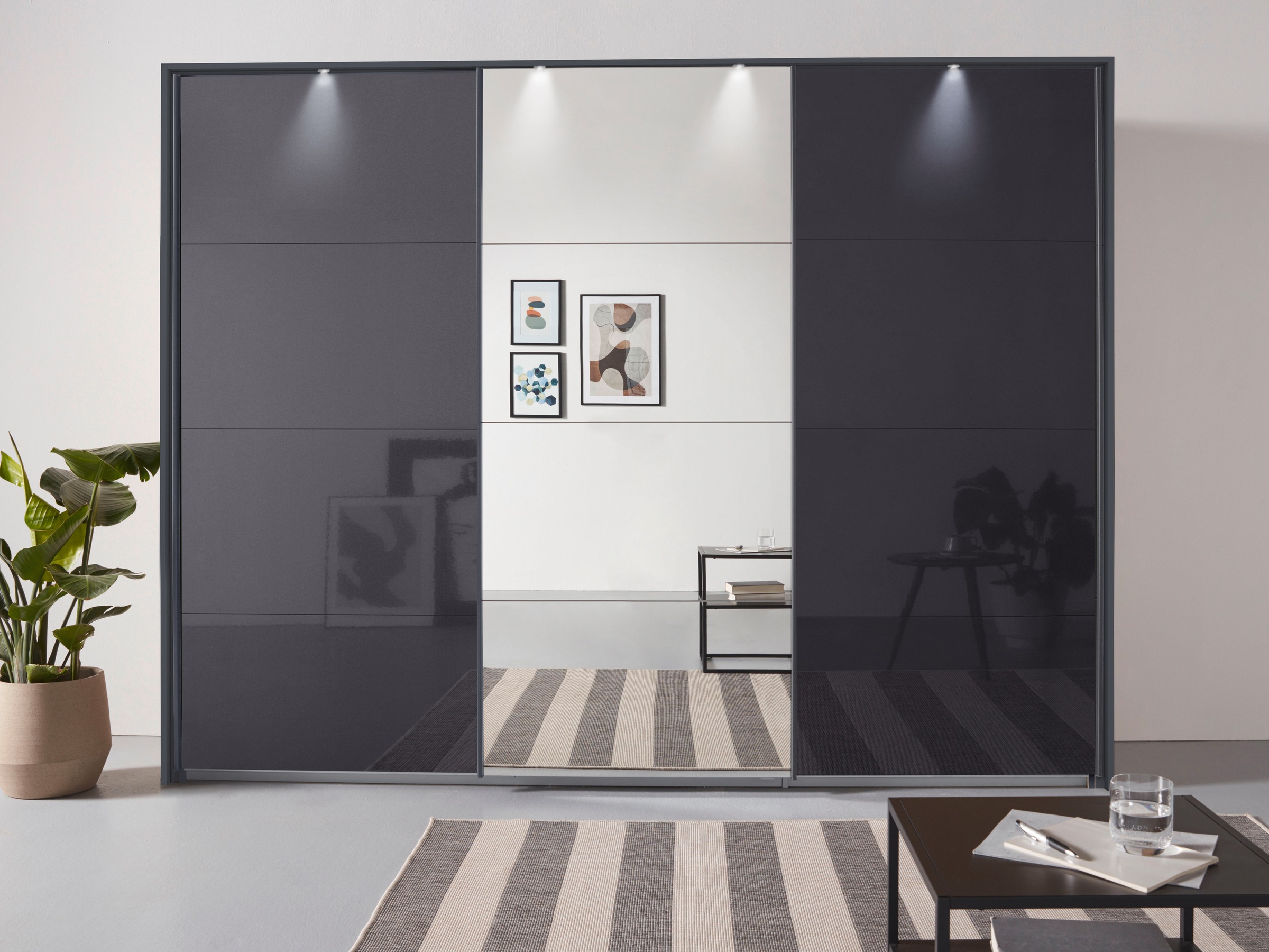rauch Schwebetürenschrank "Kleiderschrank Schrank Garderobe OTELI inkl. 3 I günstig online kaufen