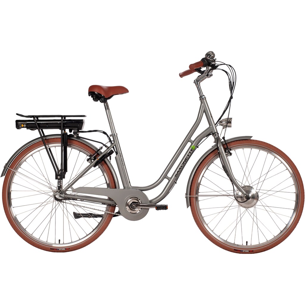 SAXONETTE E-Bike »Style Plus 2.0«, 3 Gang, Frontmotor 250 W, (mit Akku-Ladegerät)