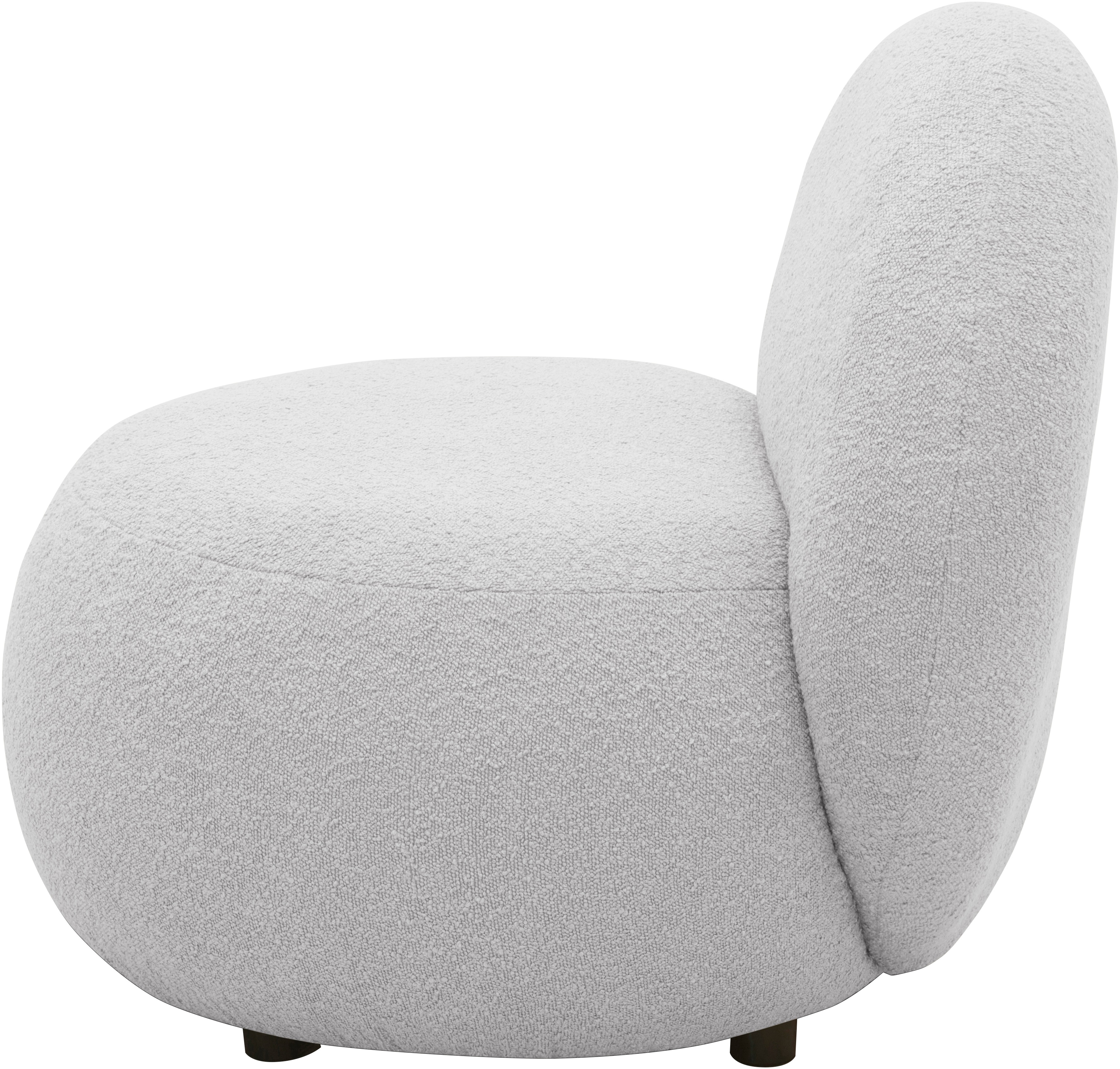 Thumbnail - Home affaire Sessel "Mithras II Cocktailsessel, organische Formensprache, Solitär Sessel" Bouclé oder Fellimitat; Liefer...