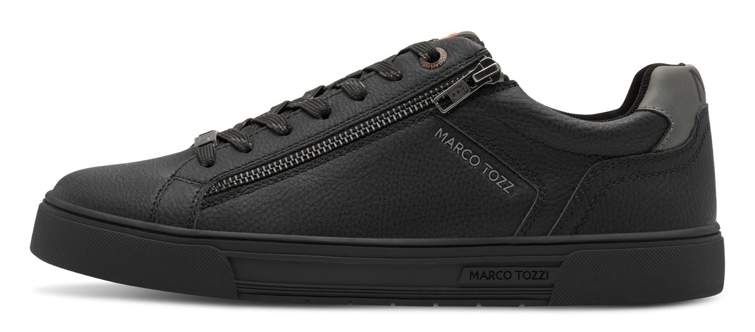 MARCO TOZZI Sneaker, Freizeitschuh, Halbschuh, Schnürschuh mit seitlicher Logoprägung