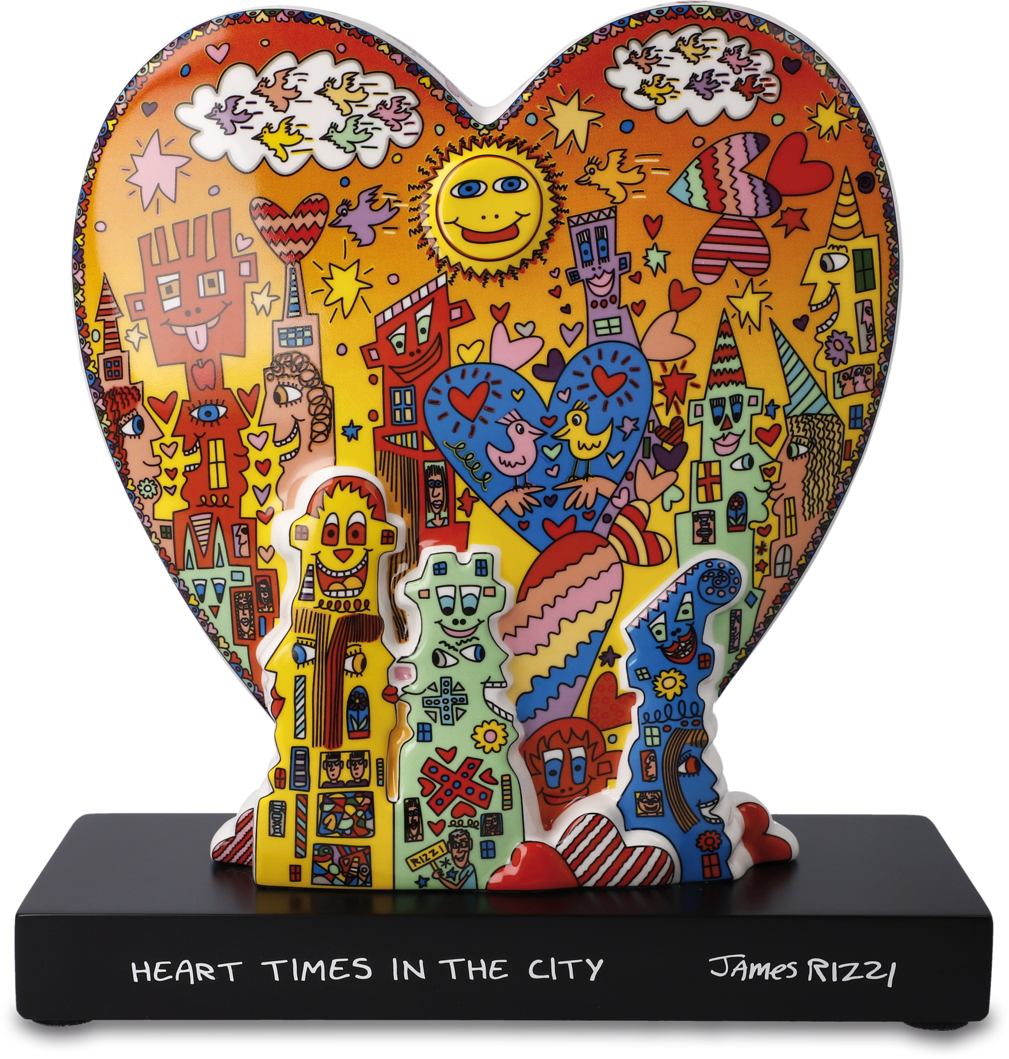 Goebel Sammelfigur "Figur James Rizzi - "Heart times in the City""