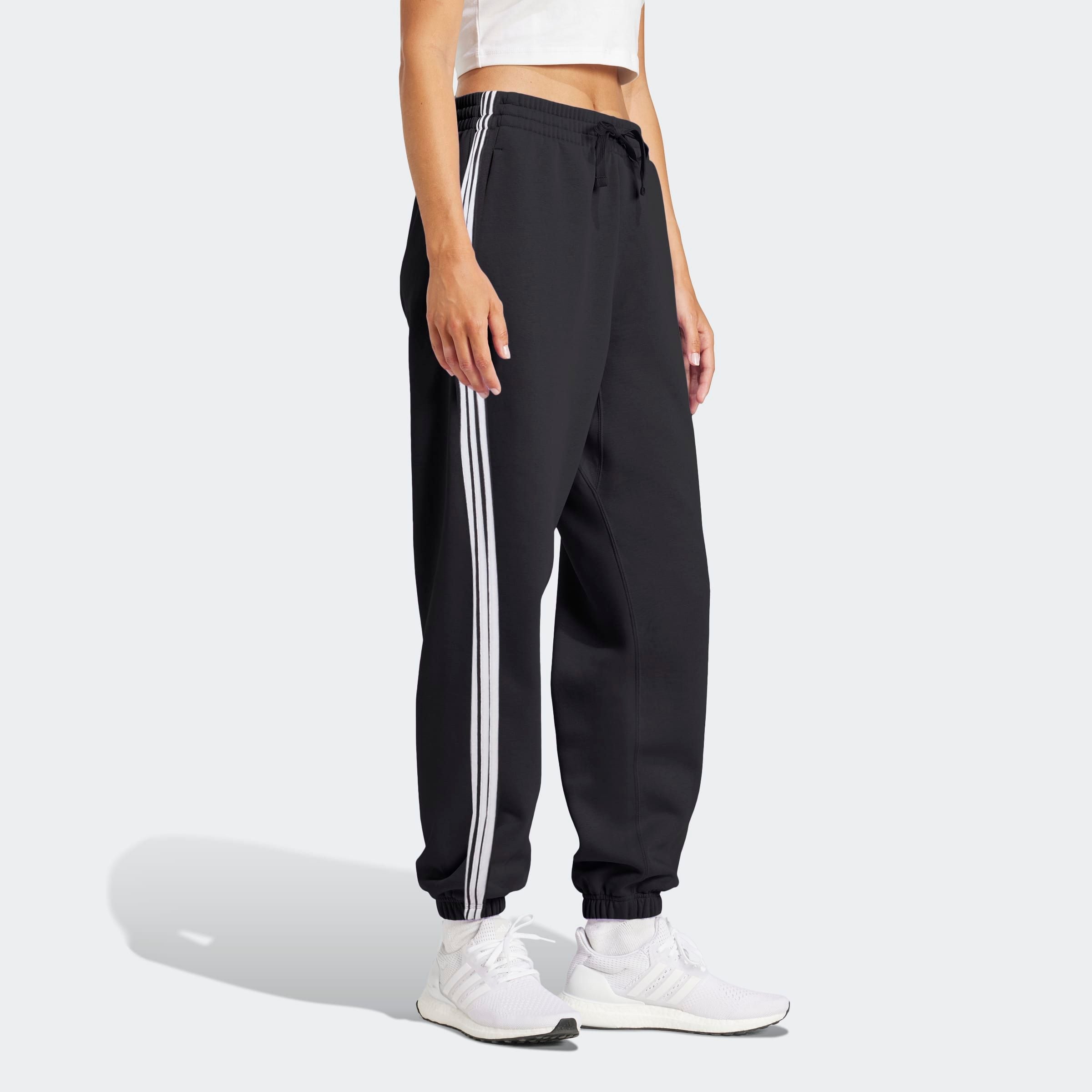 adidas Sportswear Sporthose »W 3S FT CF PT«, (1 tlg.), aus weichem French Terry Material