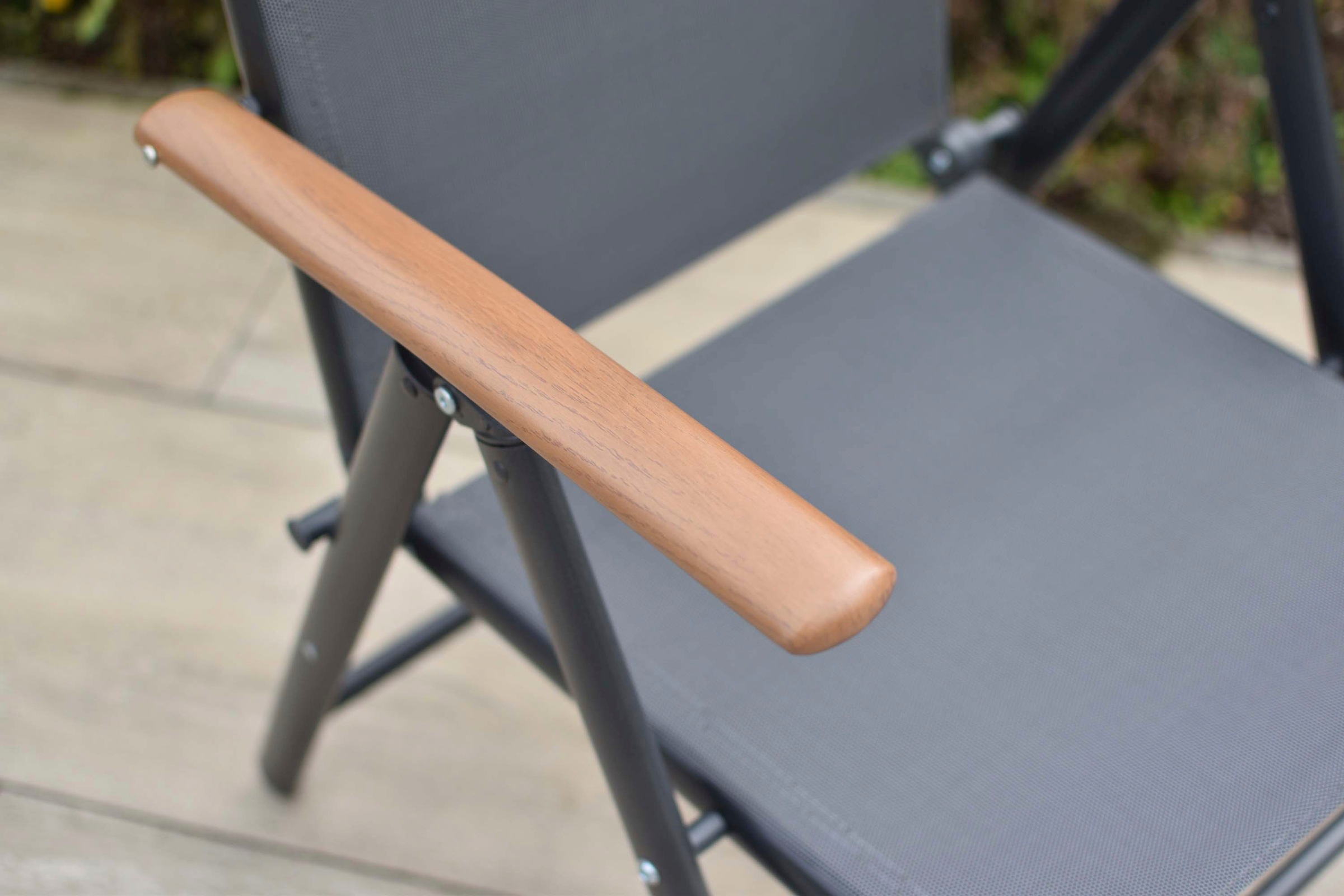 MERXX Garten-Essgruppe »Valenza« Set, 7 tlg. inkl. 6 Klappsessel, 1 Ausziehtisch