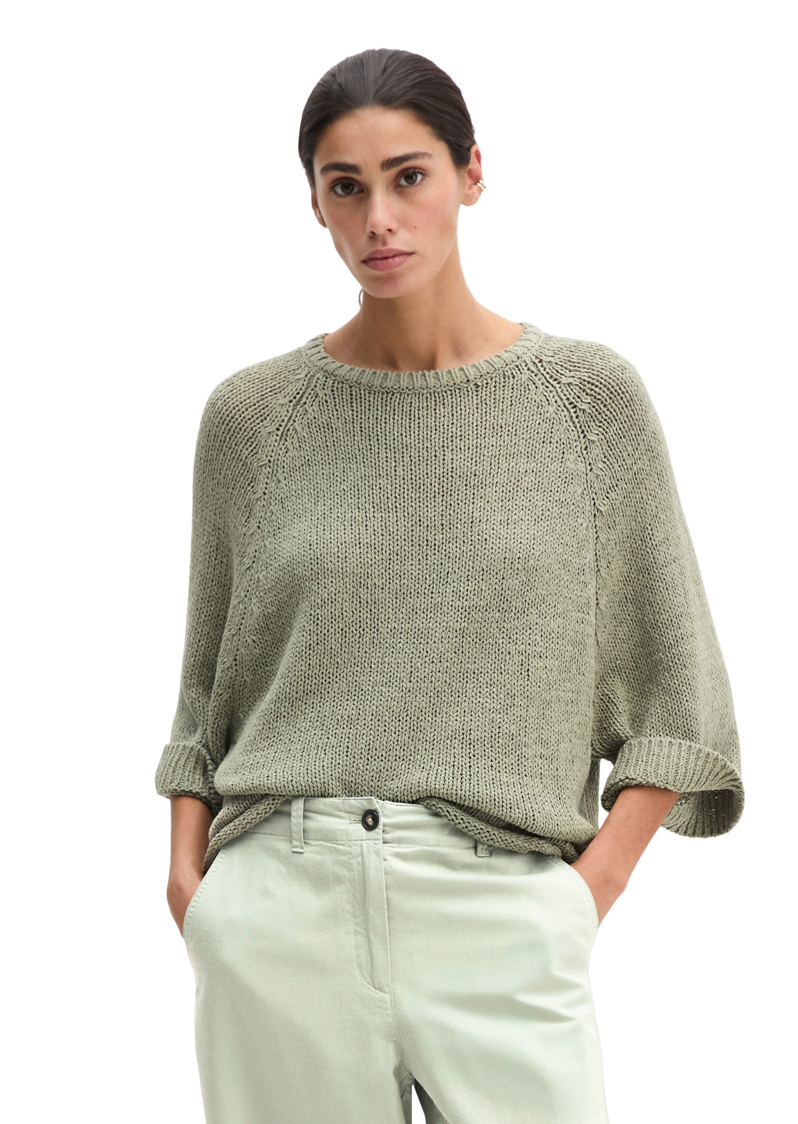 Marc OPolo Strickpullover "aus Bändchengarn" günstig online kaufen