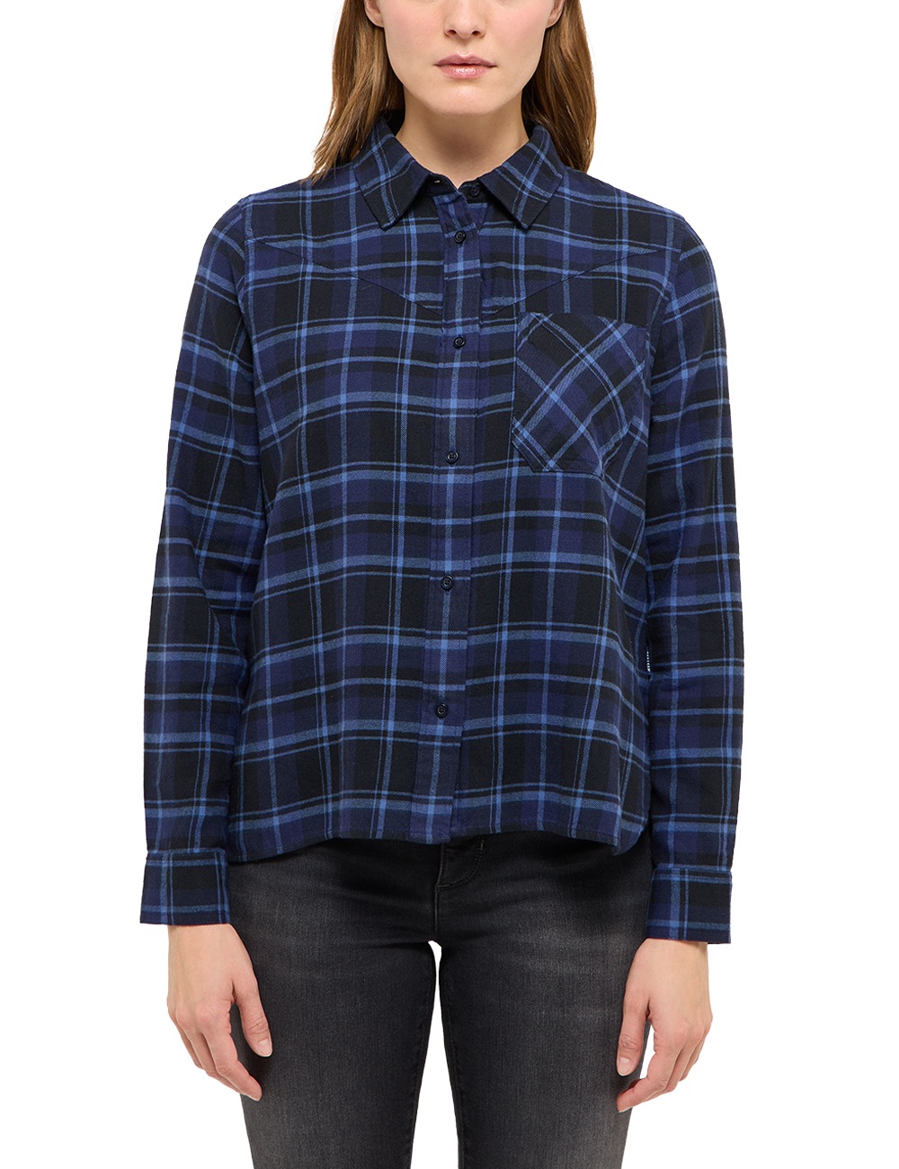 MUSTANG Langarmbluse "Damen Style Bignell" günstig online kaufen