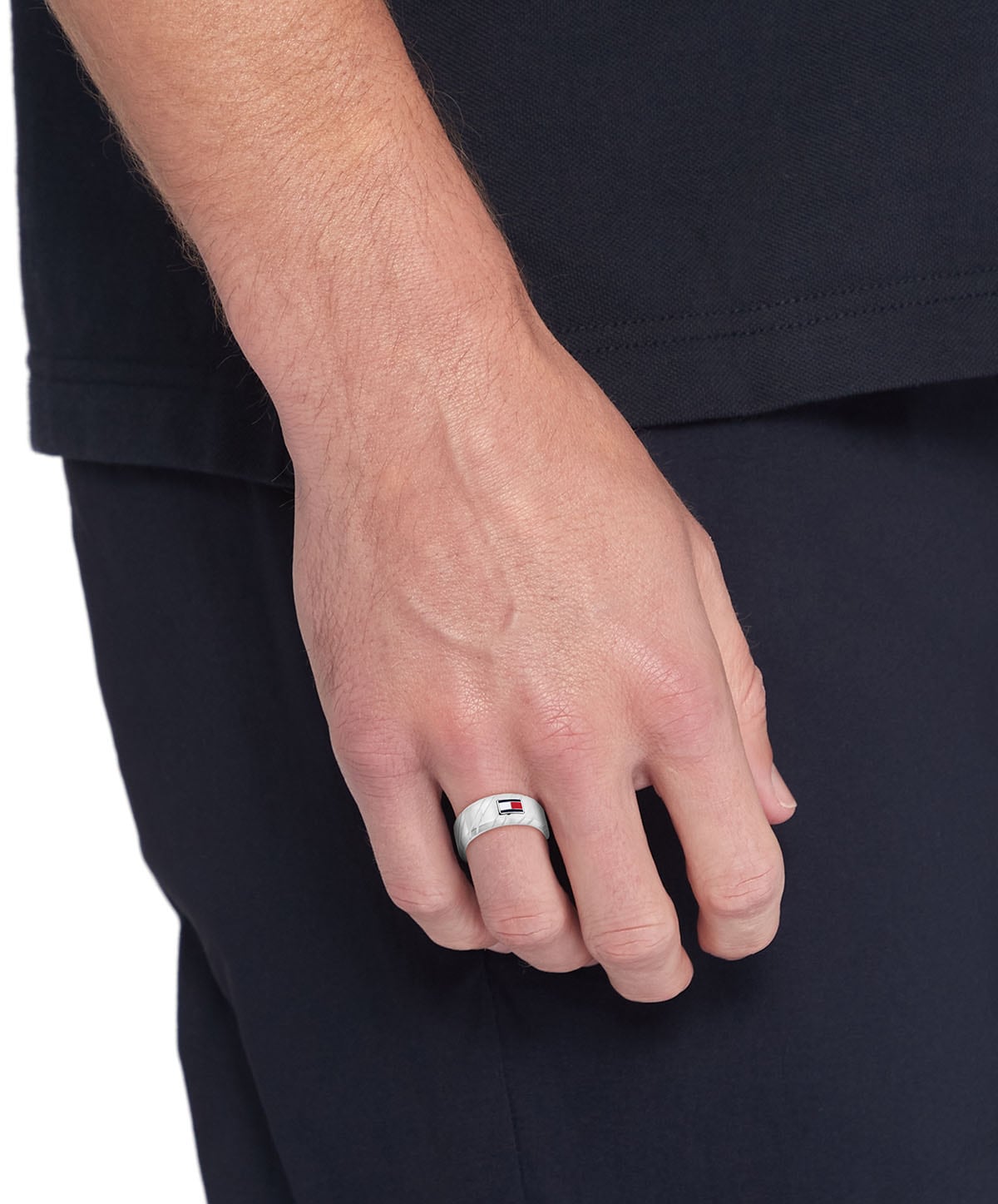 Tommy Hilfiger Fingerring »LARS, 2790621G,H«, mit Emaille