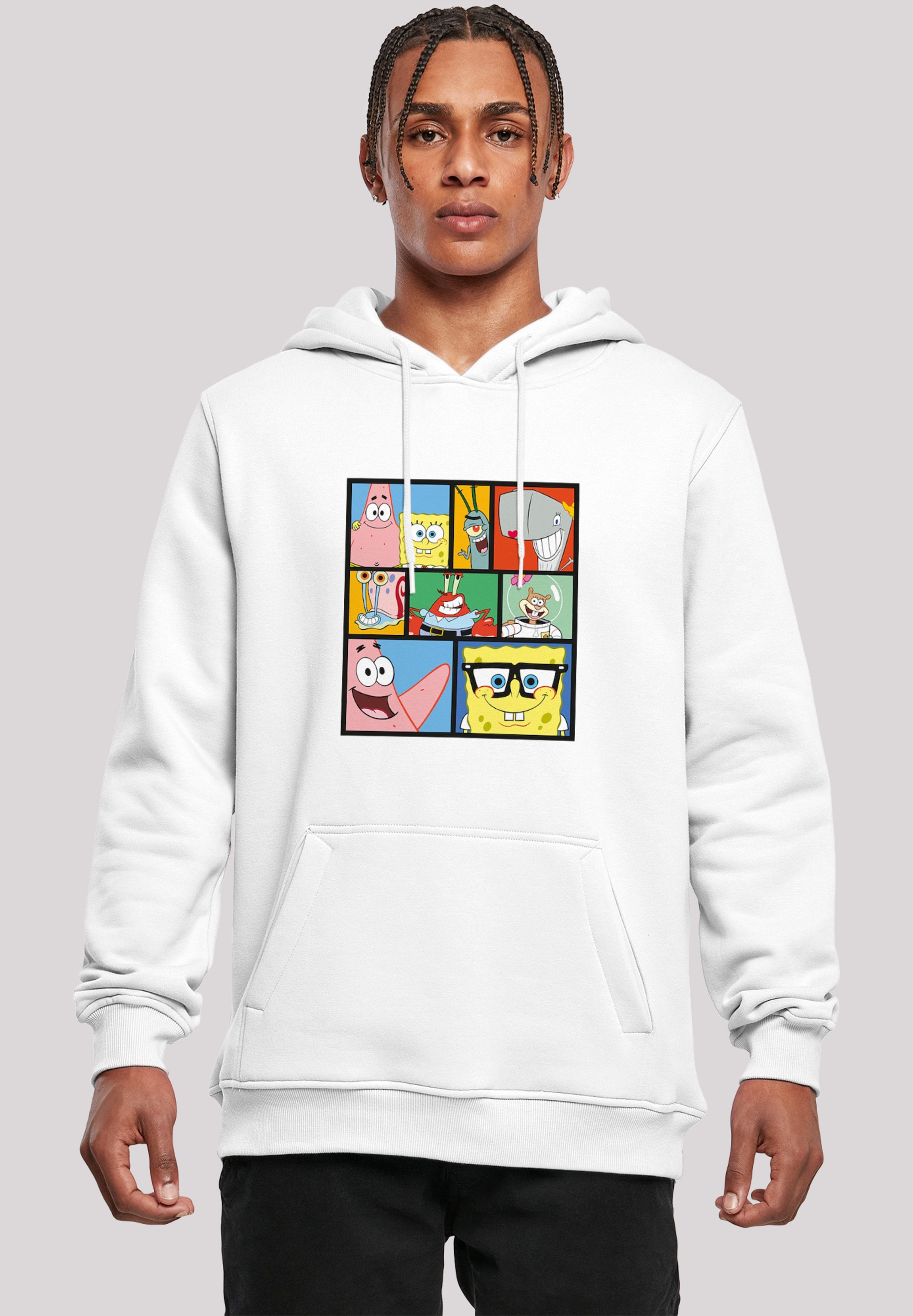 F4NT4STIC Sweatshirt "Spongebob Schwammkopf Collage", Herren,Premium Merch,Slim-Fit,Kapuzenpullover,Bedruckt