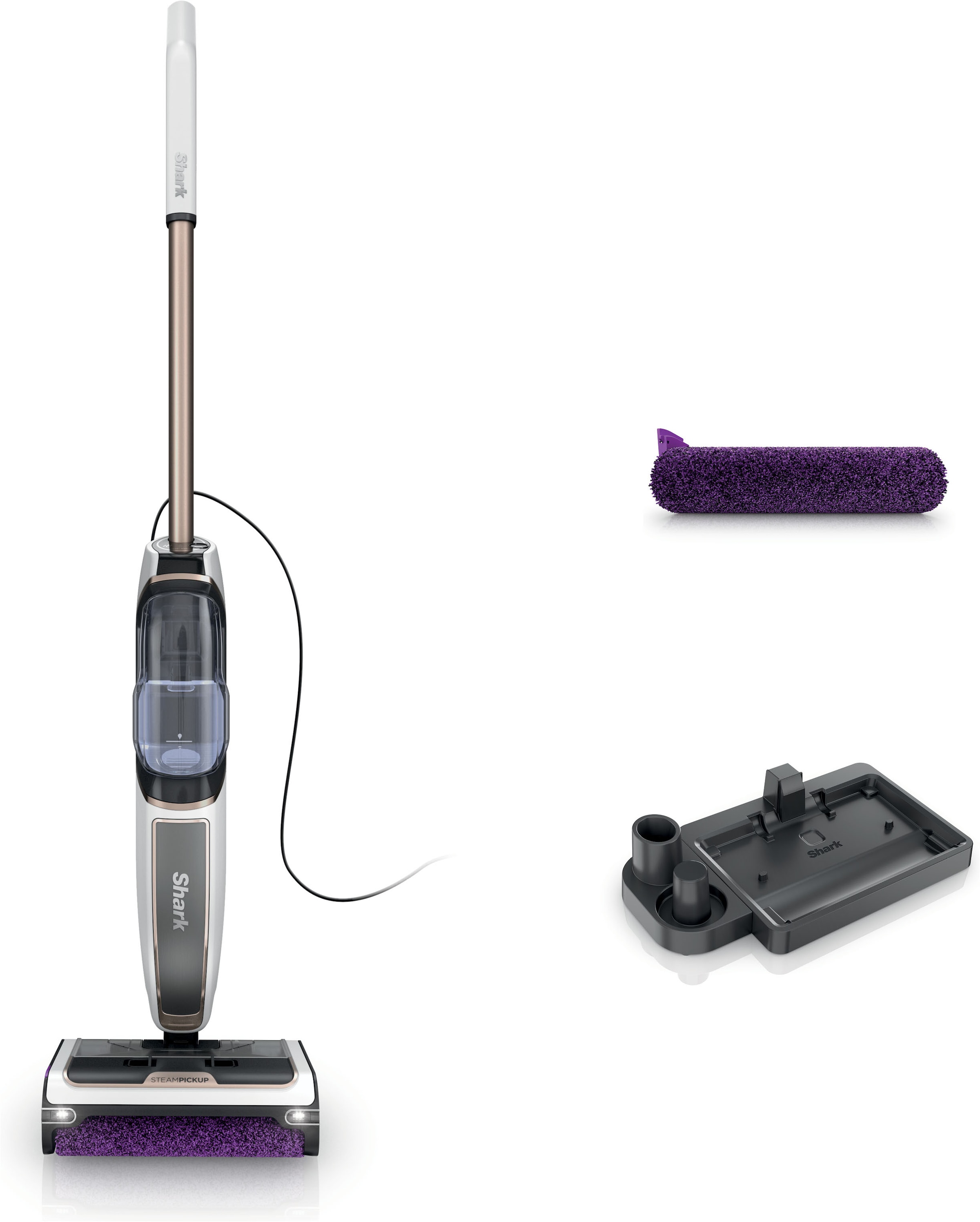 Shark Weiss Dampfreiniger Steampickup 0,5 L 1230 W Weiß Kabel 8,23 M - Image 5