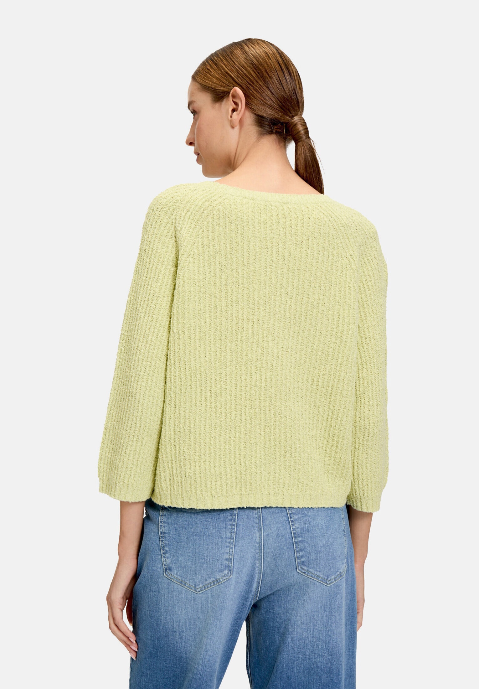 Cartoon Strickpullover »Damen mit Rundhalsausschnitt« 1 Stk. Struktur