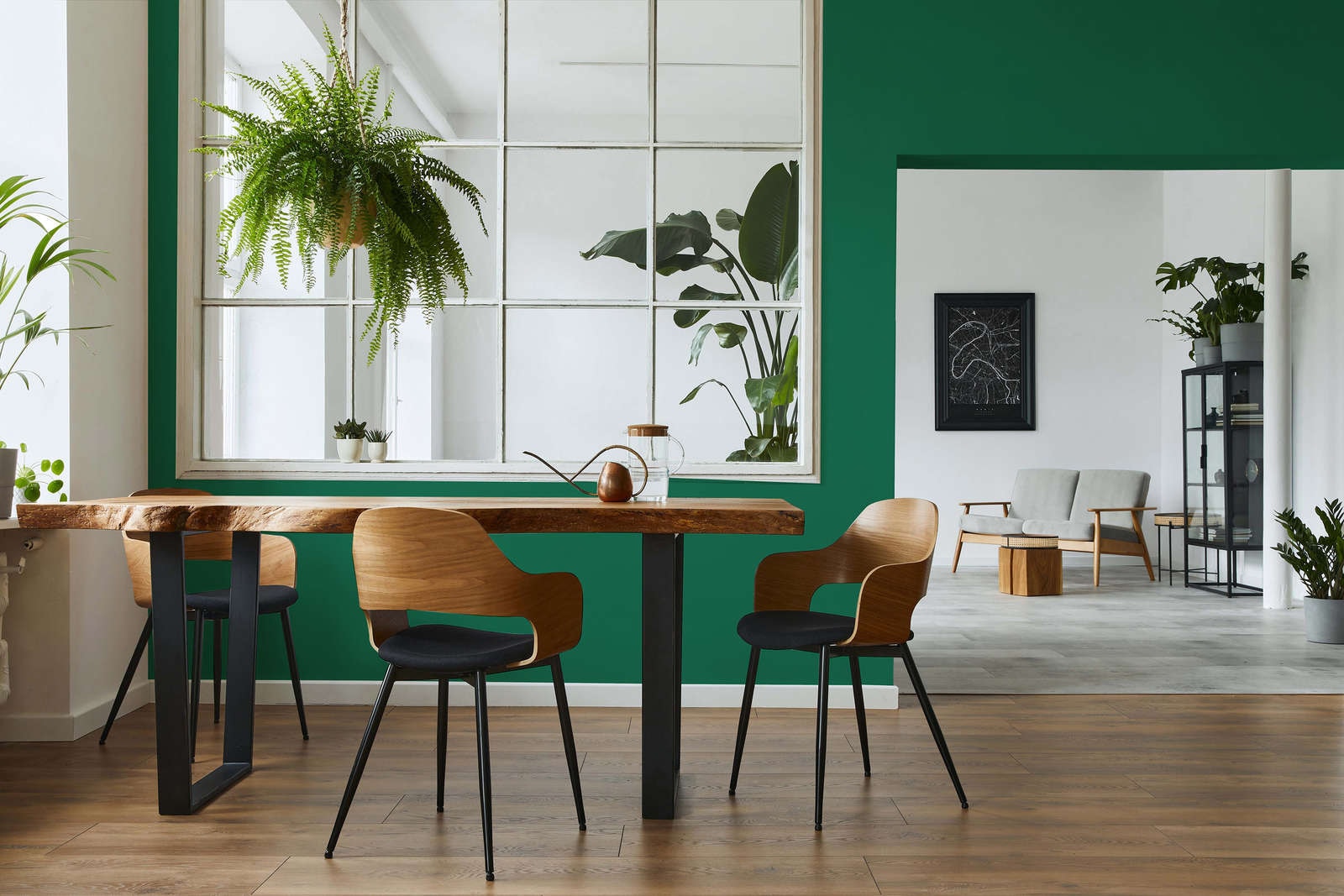 A.S. Création Wandfarbe »Premium Innenwandfarbe PURO Tuchmatt sage green« ideal für Wohnzimmer, Schlafzimmer, Flur und Küche, Farbwelt Grün