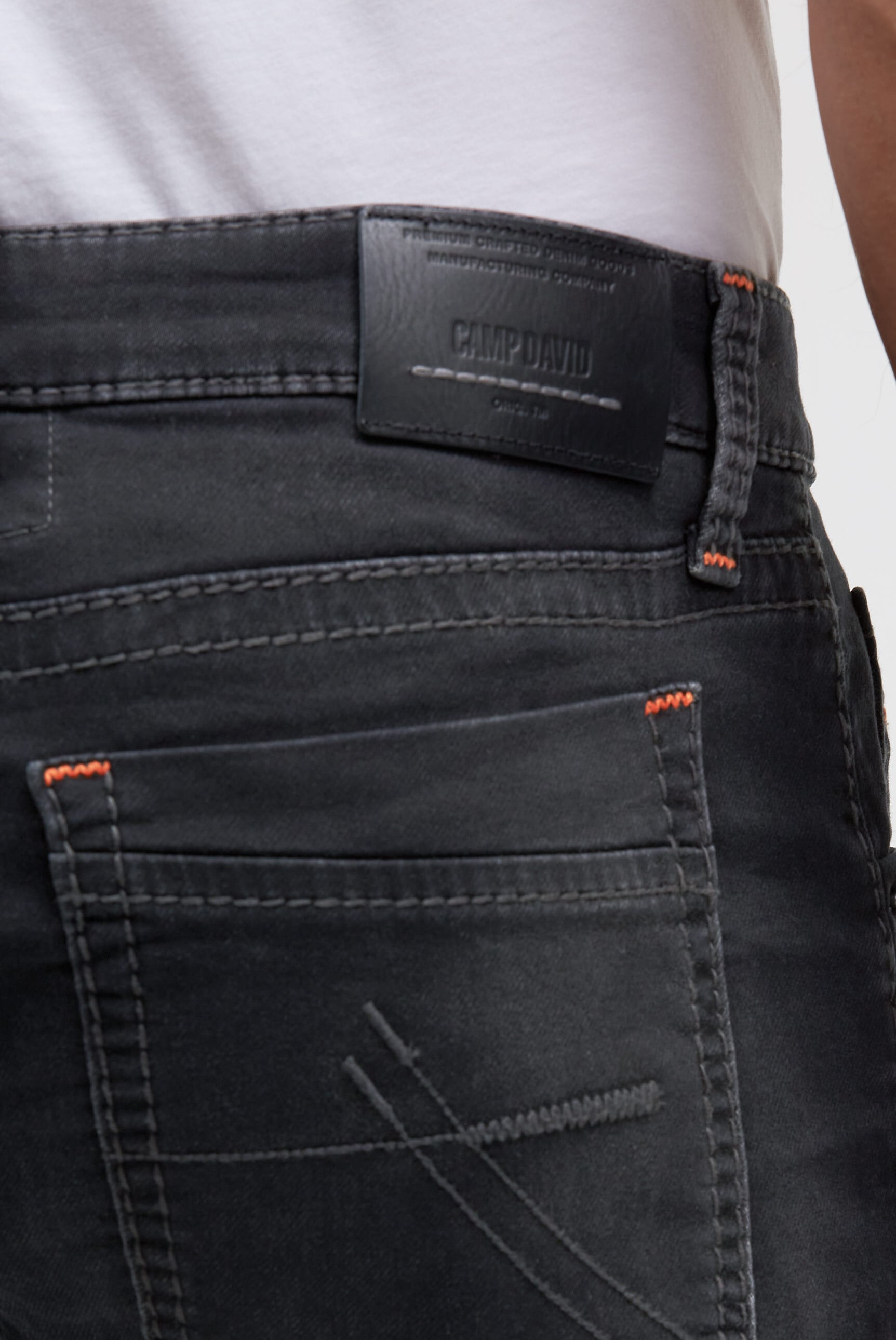 CAMP DAVID Jeansshorts mit normaler Leibhöhe