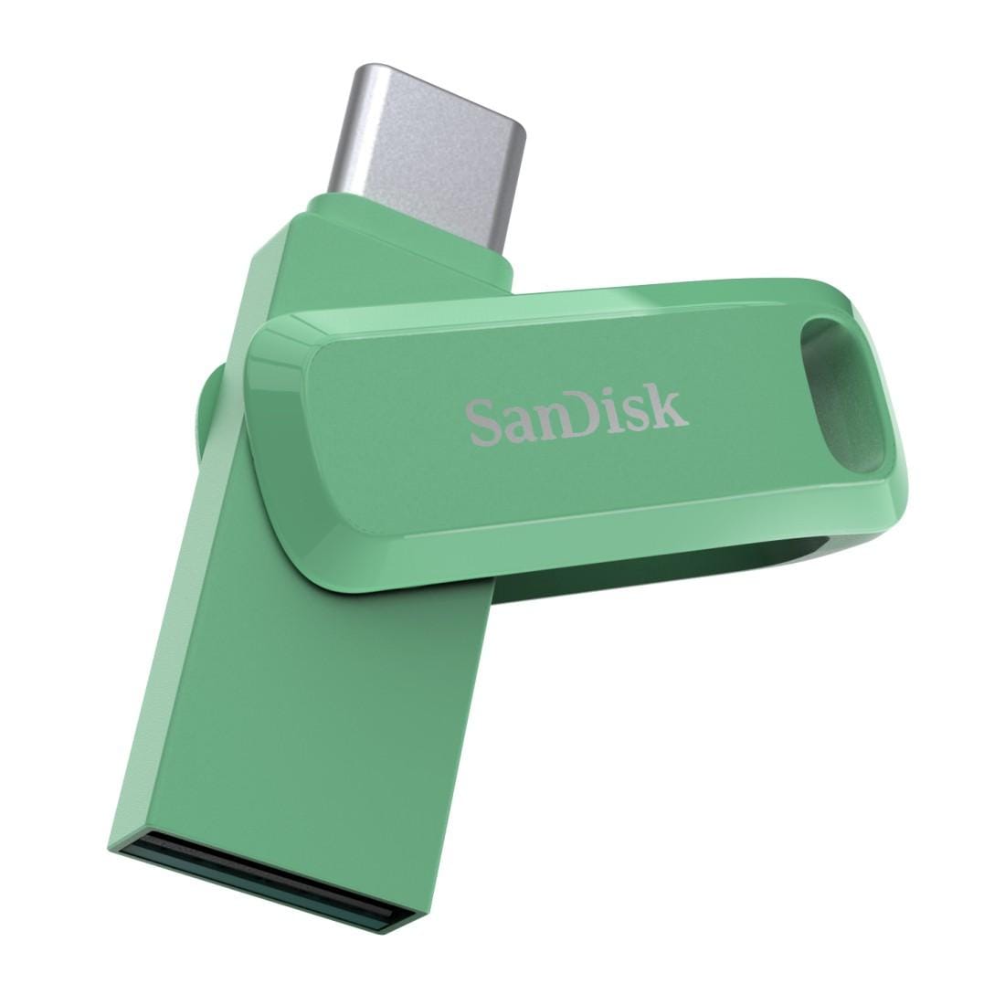 SANDISK USB-Stick "Ultra Dual USB Flash Drive Go, USB-C", 256 GB, grün, USB-Sticks