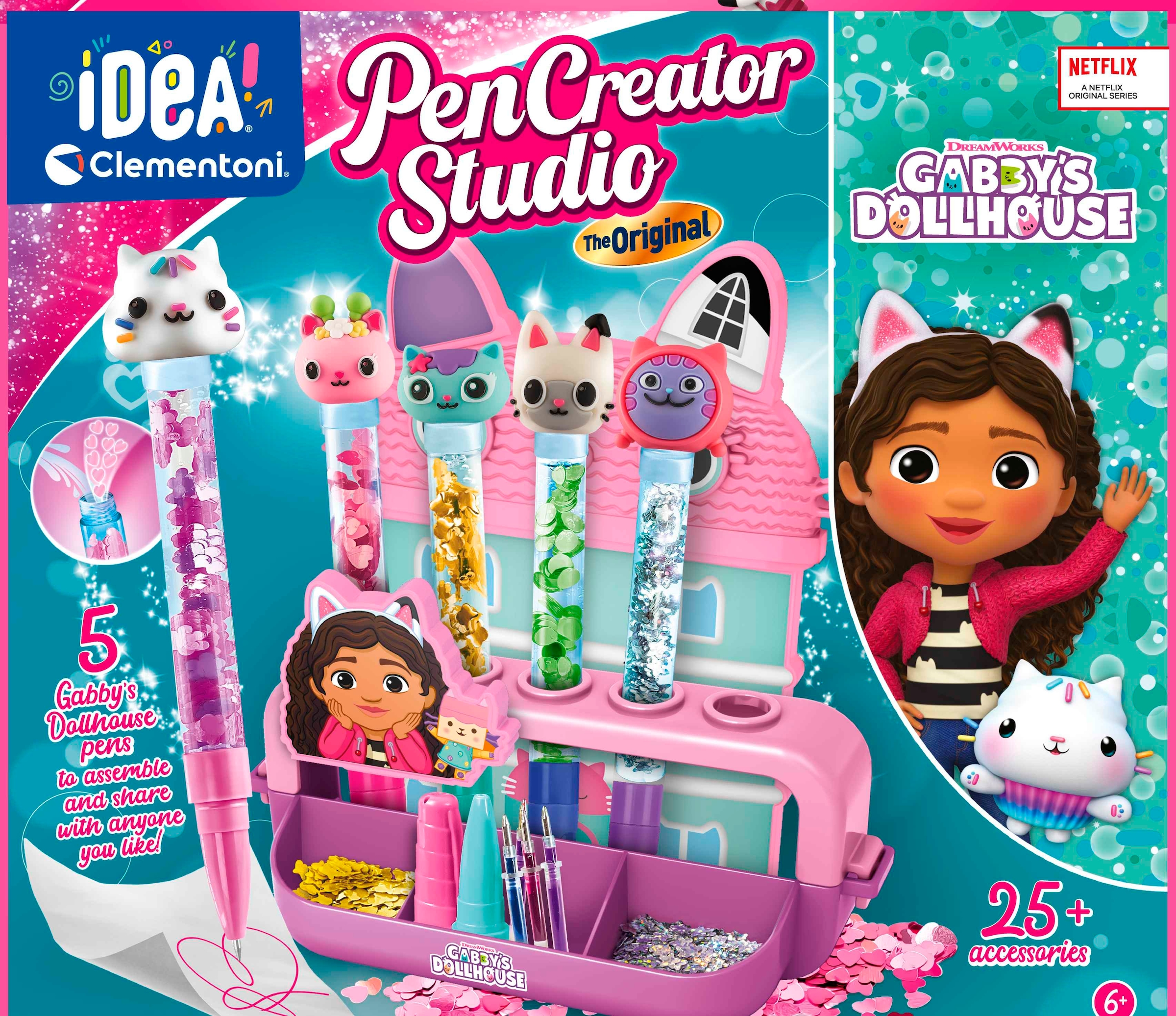 Clementoni® Kreativset »Idea, Mein Stift-Atelier - Gabby`s Dollhouse«