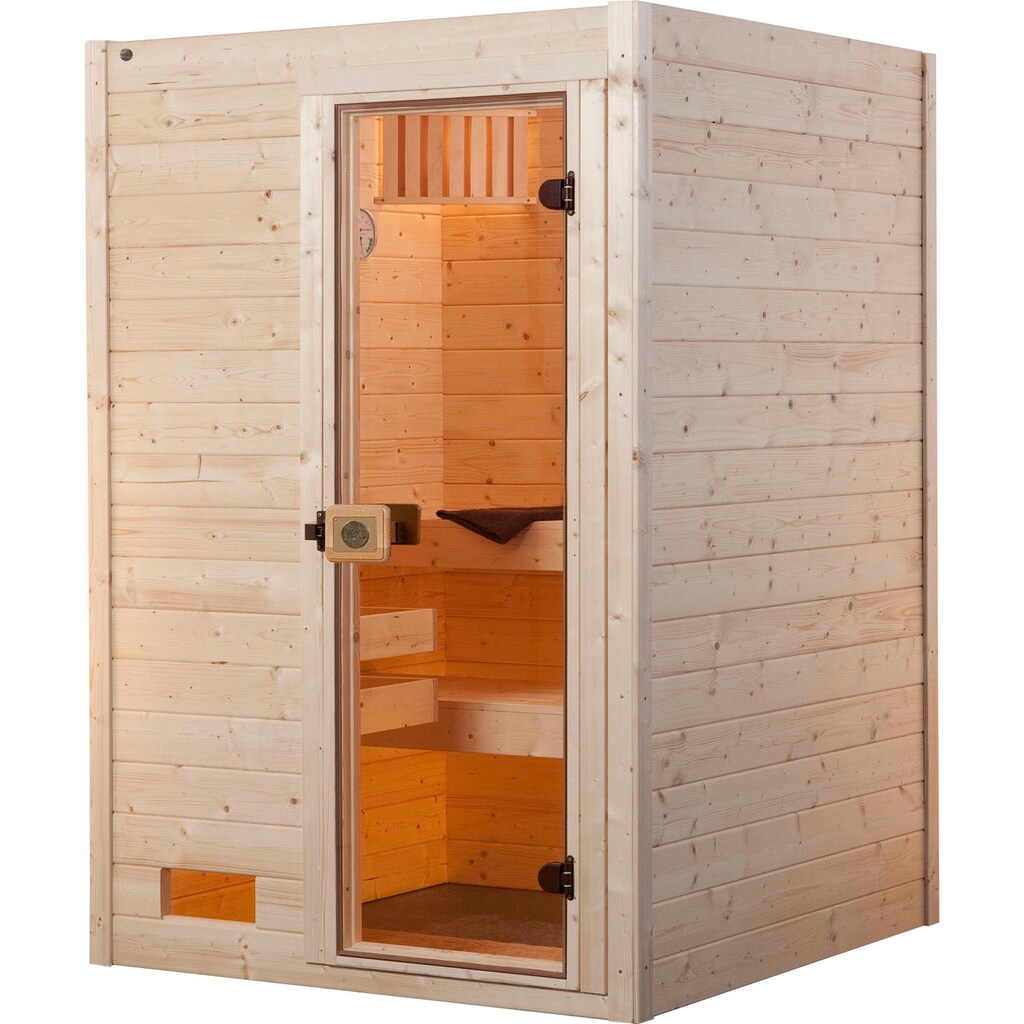 weka Sauna »Valida«, (Set), 4,5 kW-Ofen mit digitaler Steuerung
