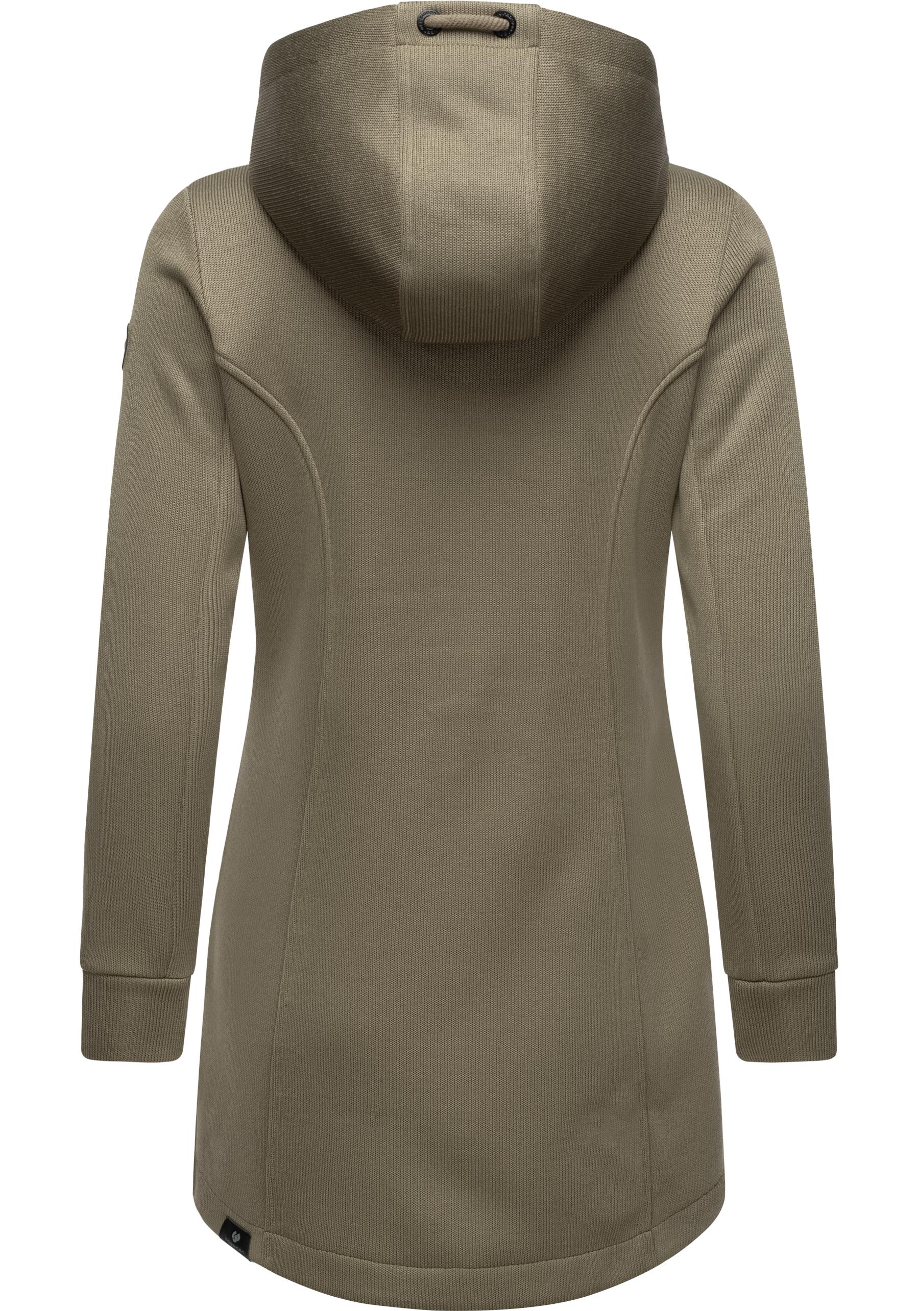 Thumbnail - Ragwear Kapuzensweatjacke "Letti Bonded", Sportliche Kapuzenjacke in Feinstrick-Optik