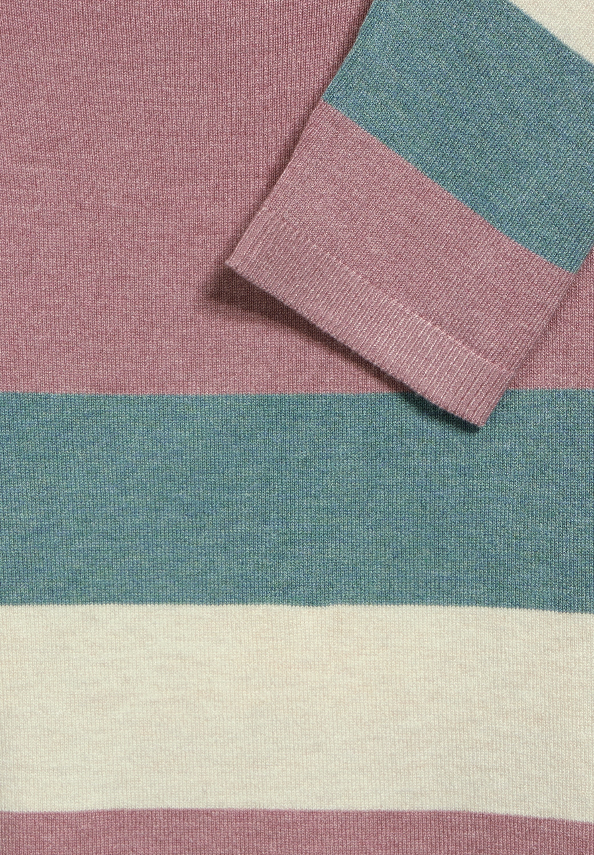STREET ONE Strickpullover, aus softem Materialmix