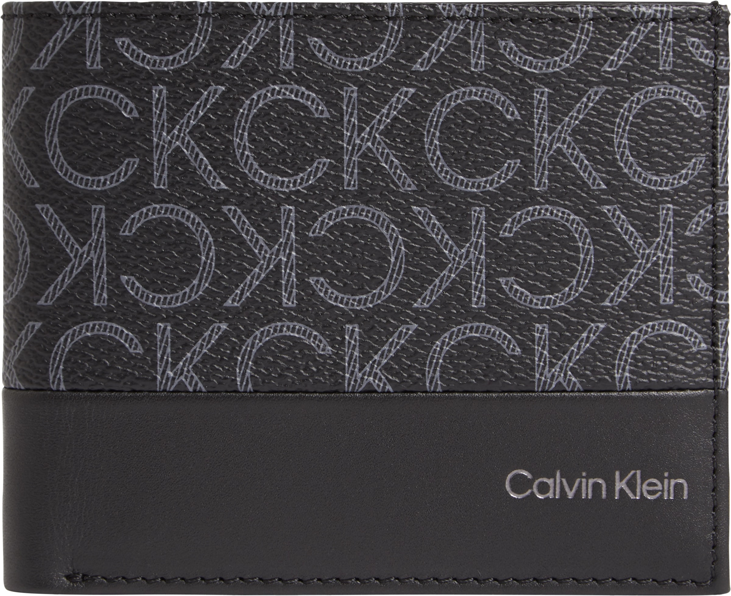 mit BAUR Klein Geldbörse Calvin bestellen Print 5CC | BIFOLD MONO »SUBTLE Logo W/COIN«,