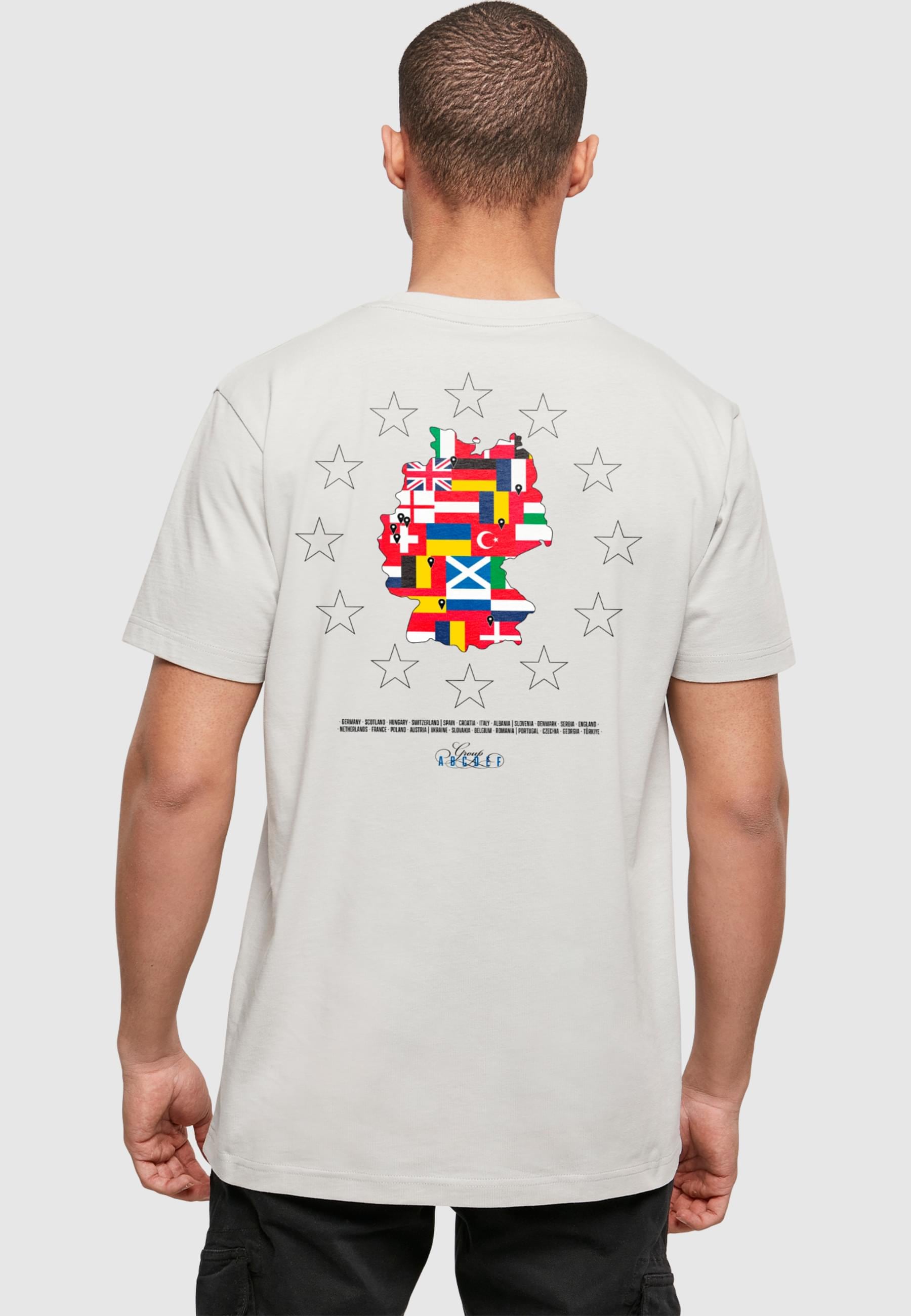 MisterTee T-Shirt »MisterTee Euro Map Tee«, (1 tlg.)