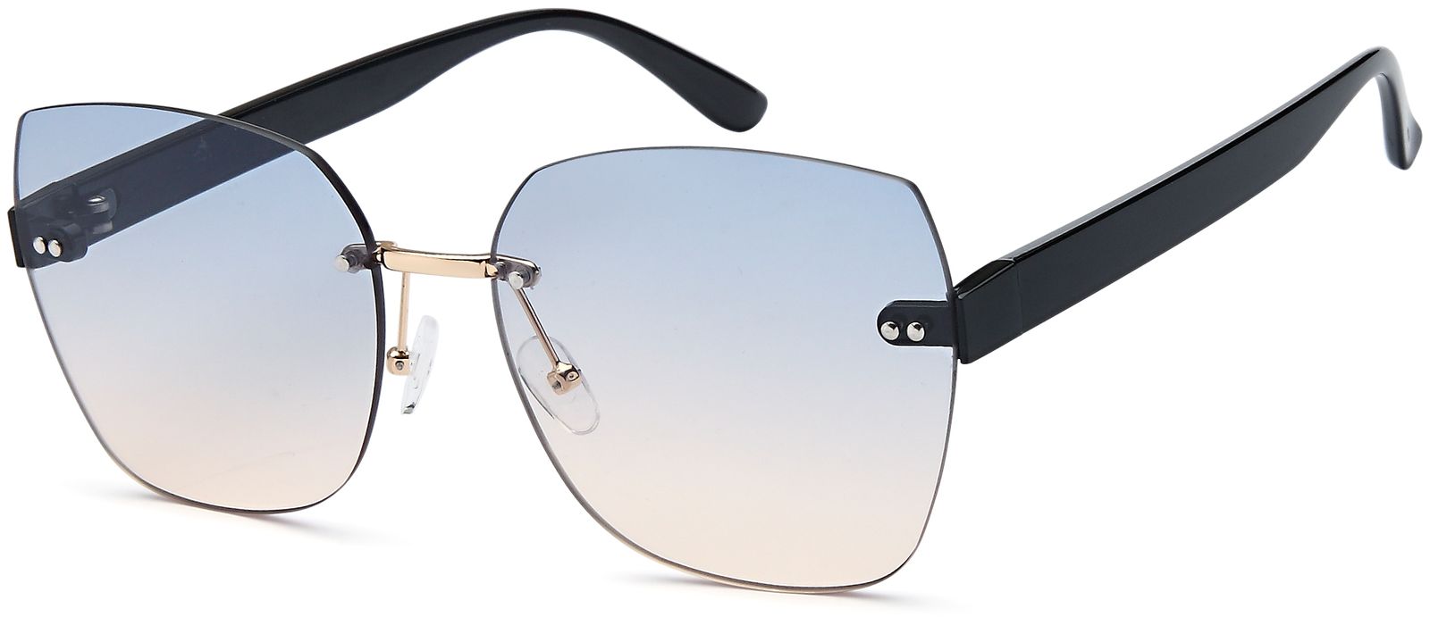 styleBREAKER Sonnenbrille "Rahmenlose Rechteckige Sonnenbrille" 1 Stk.