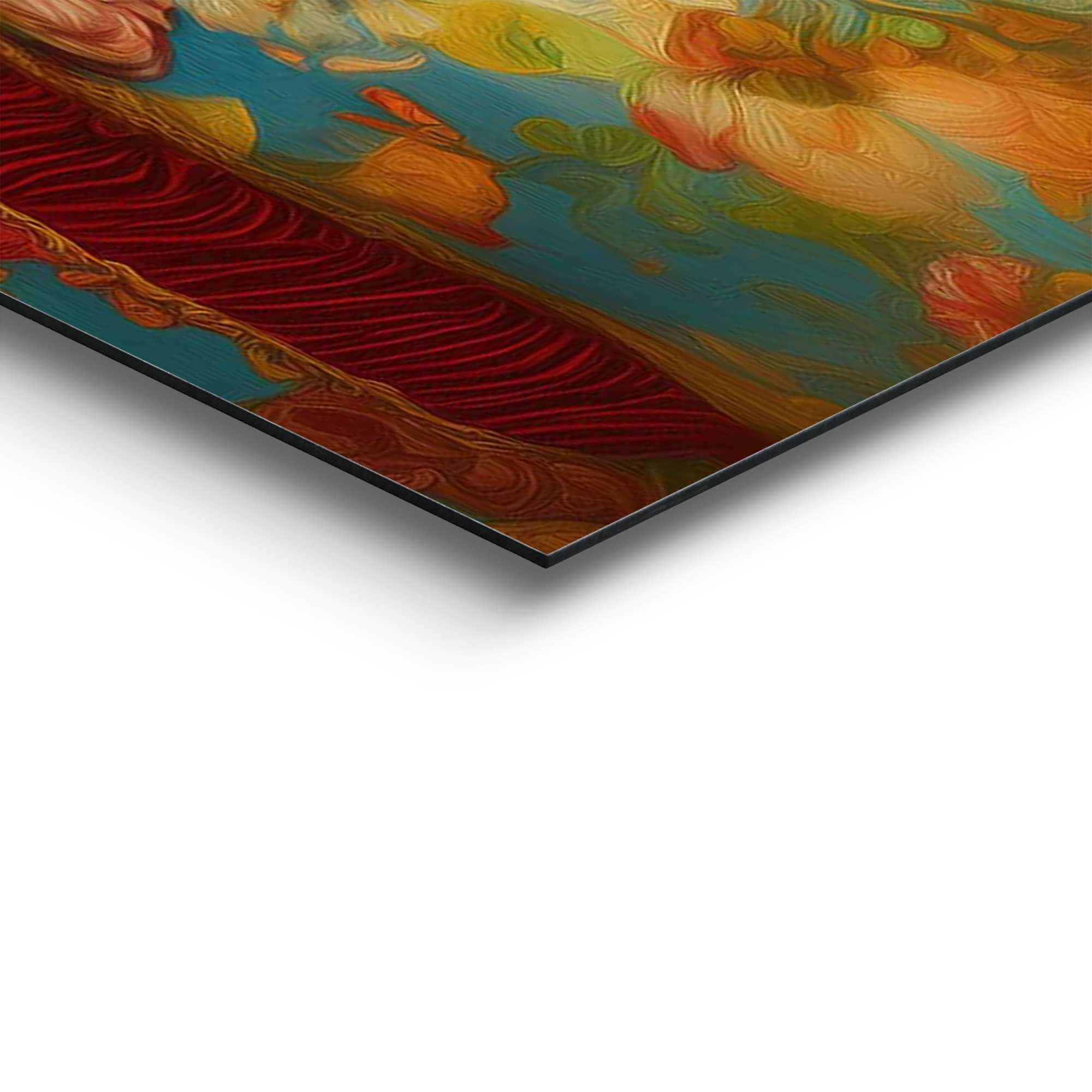 Reinders! XXL-Wandbild »Blumenkranz« Menschen 1 Stk. tlg. Wohnzimmer - Gelb - MDF - Frauen - 100x140 cm