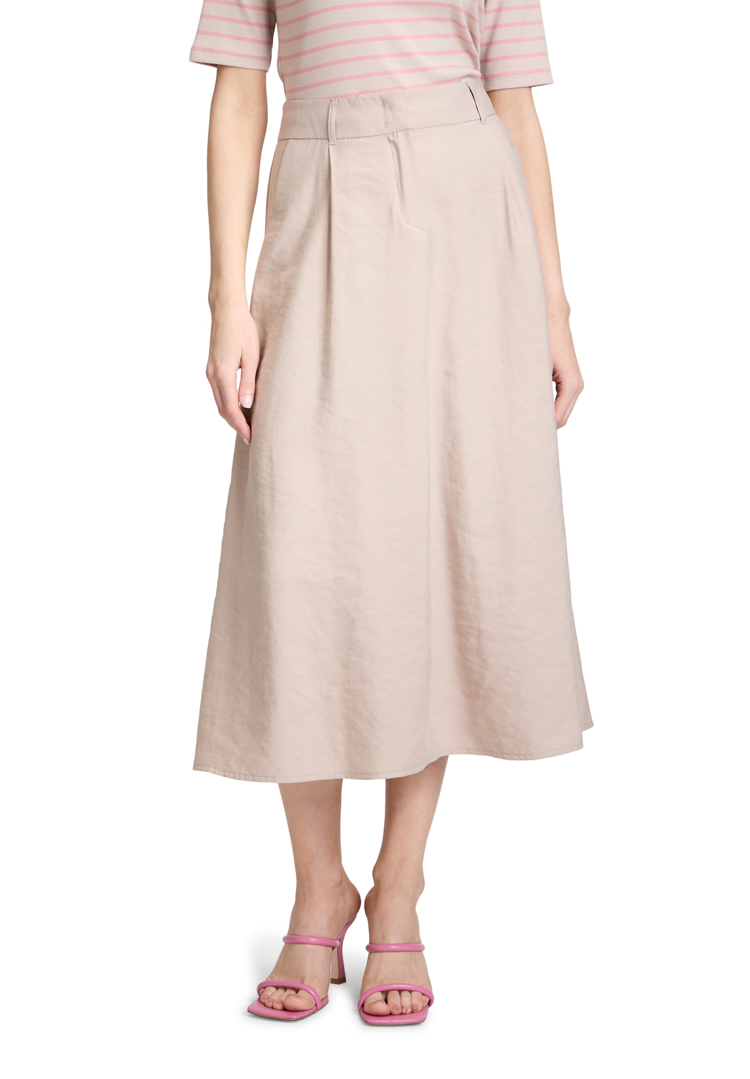 Betty Barclay Maxirock "Betty Barclay Damen A-Linien-Rock mit Bundfalten", günstig online kaufen