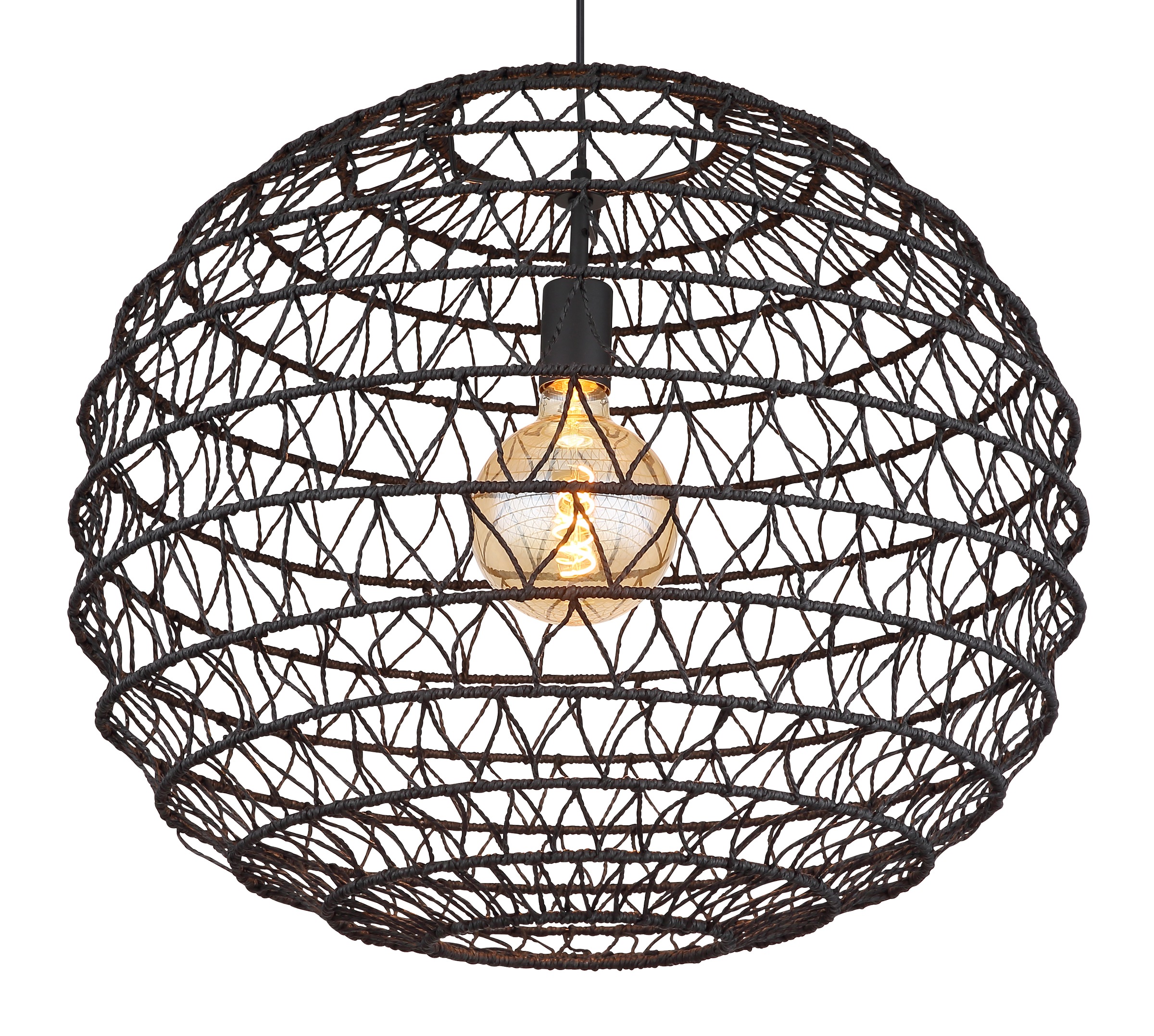 GLOBO LIGHTING Hängeleuchte »SENNI«, Leuchtmittel E27 | ohne Leuchtmittel, Hängelampe/Pendelleuchte/Esszimmer/Wohnzimmer/Esstisch