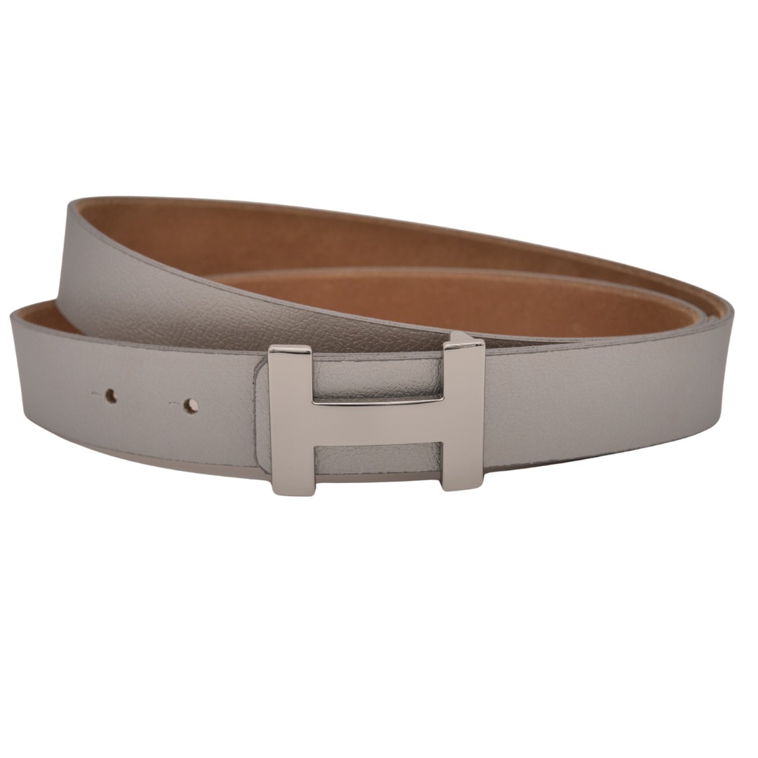 ANNAMATONI Damen Ledergürtel "AnnaMatoni Ledergürtel Hilo Ledergürtel Hilo", silber, Gr. 120, 100% Leder, Gürtel