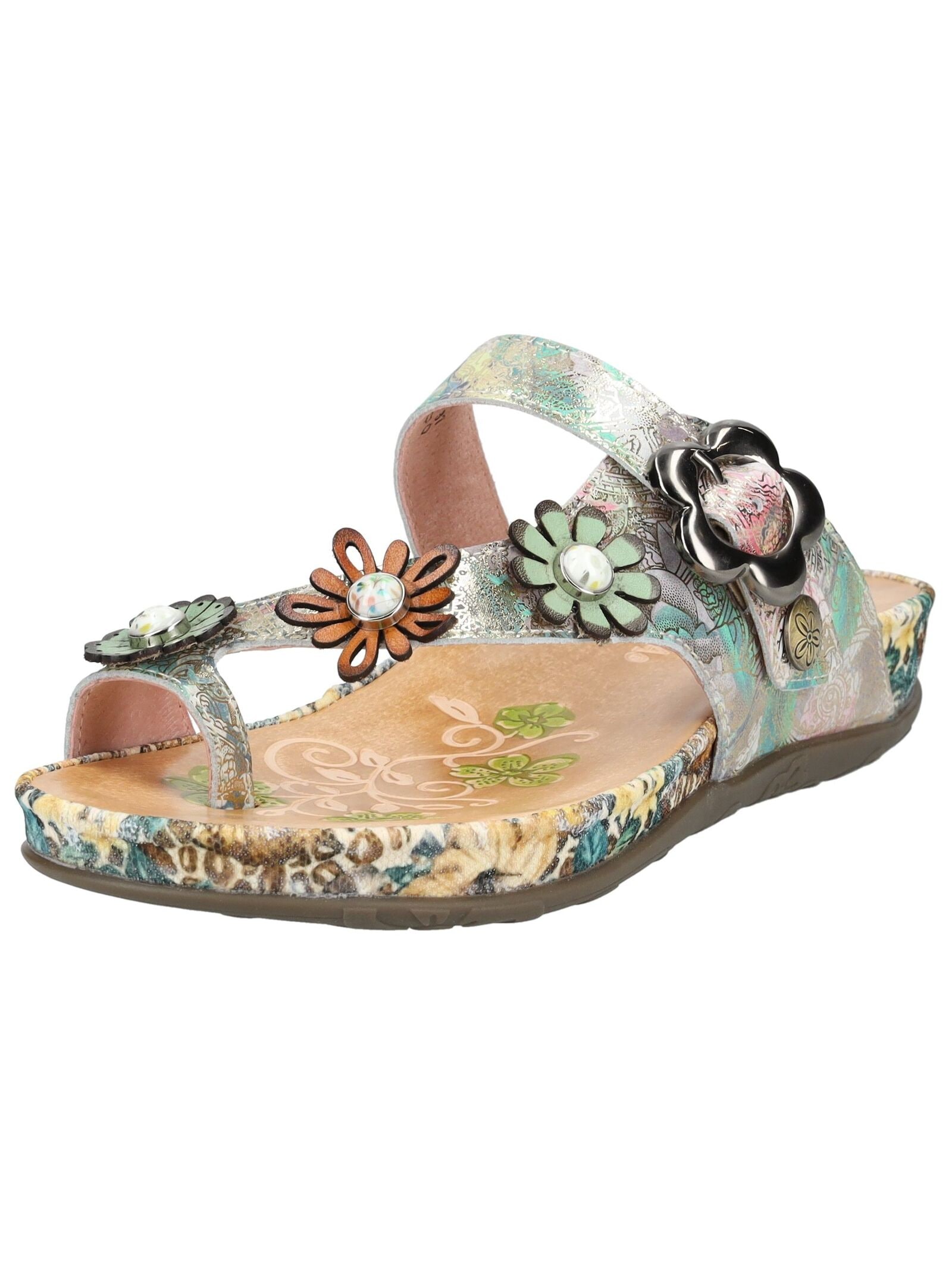 LAURA VITA Zehentrenner "LAURA VITA Pantoletten Leder" günstig online kaufen