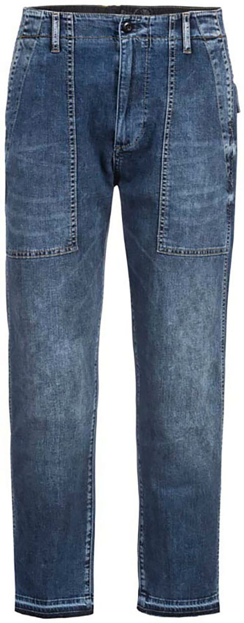 3/4-Jeans »Fatique Women Slim Recycled Light Denim«, mit großen aufgesetzten Taschen vorn