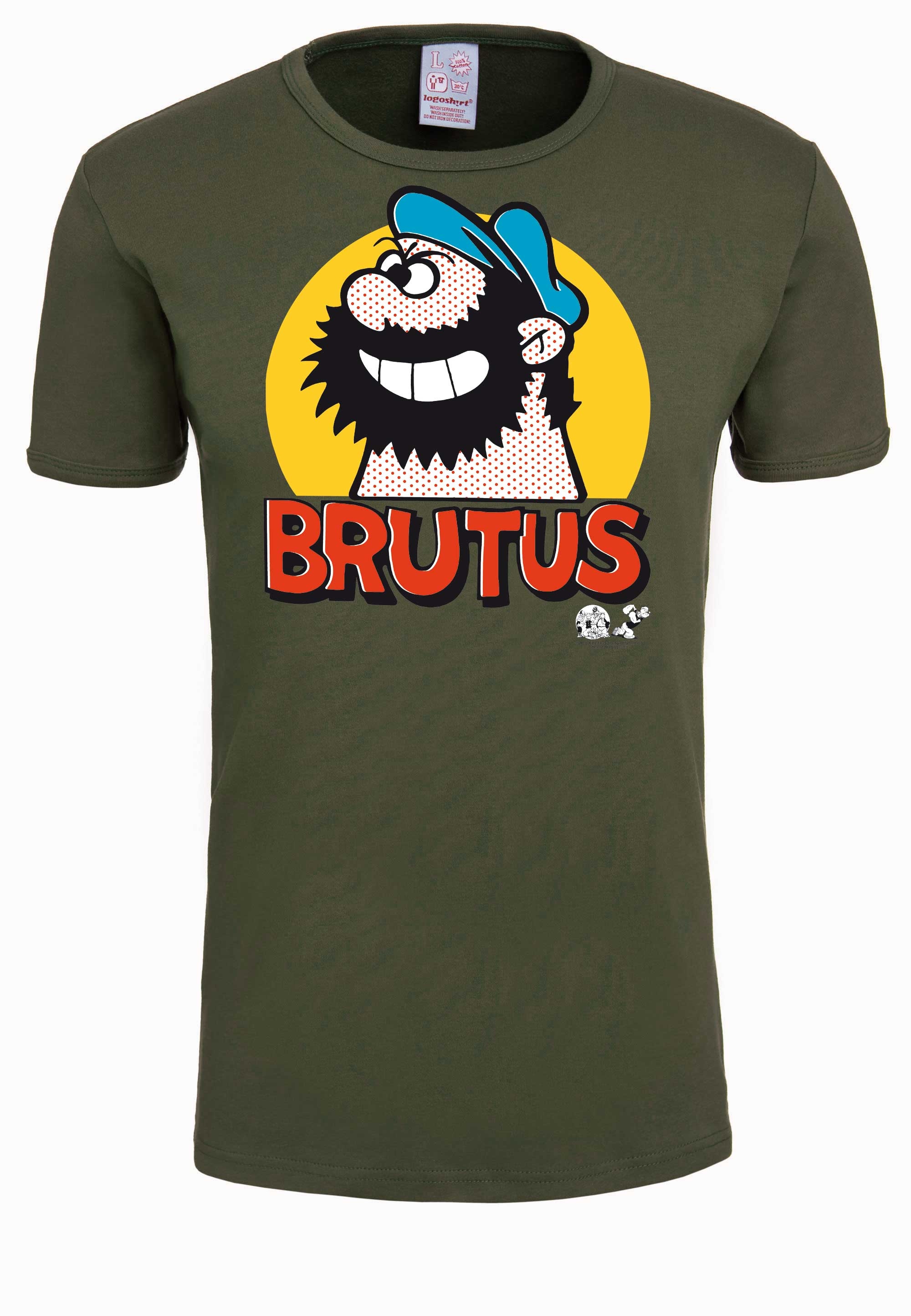 LOGOSHIRT T-Shirt »Brutus - Pop Art«, mit lizenziertem Originaldesign