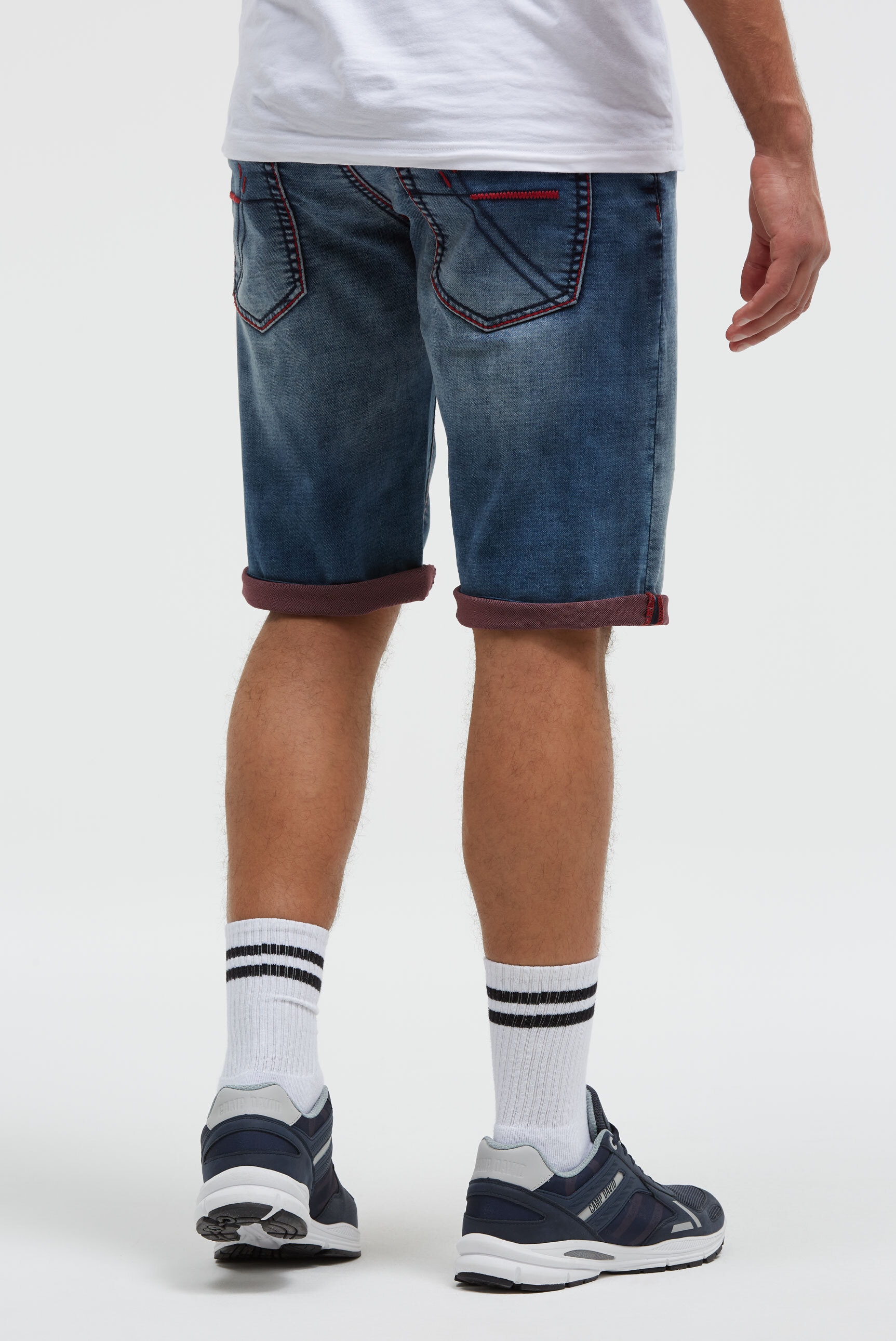 CAMP DAVID Jeansshorts mit zwei Leibhöhen