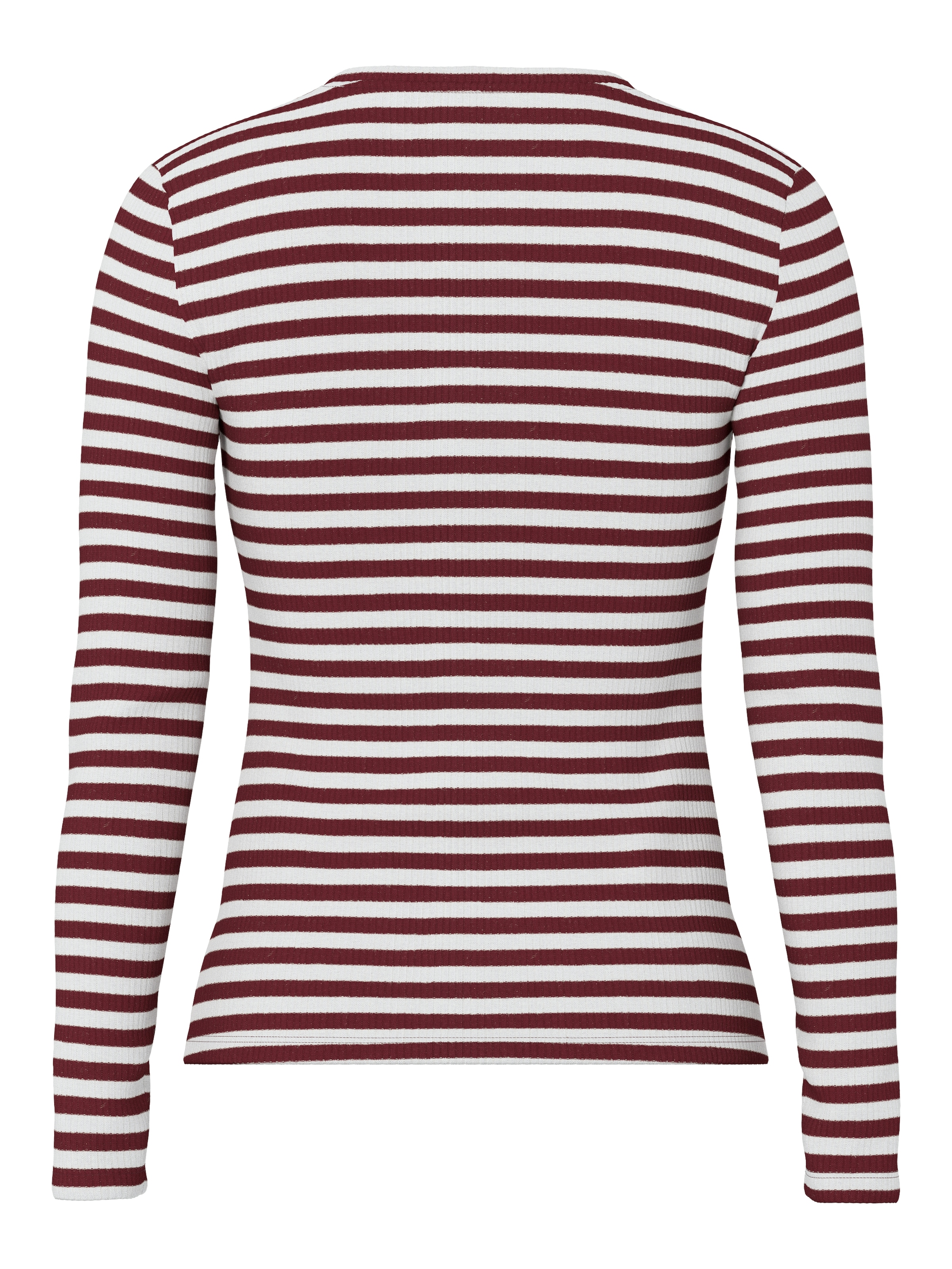 pieces Langarmshirt »PCRUKA LS TOP NOOS BC« Baumwollmischung, slim fit