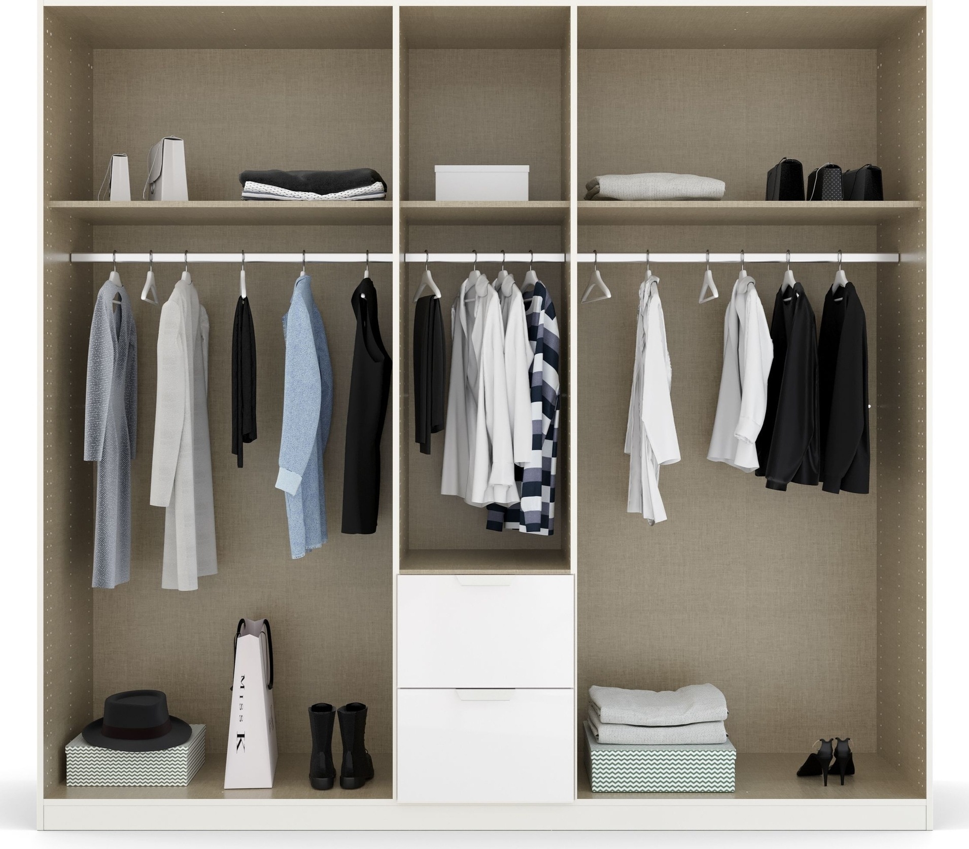 rauch Drehtürenschrank »Glamour by Quadra Spin«